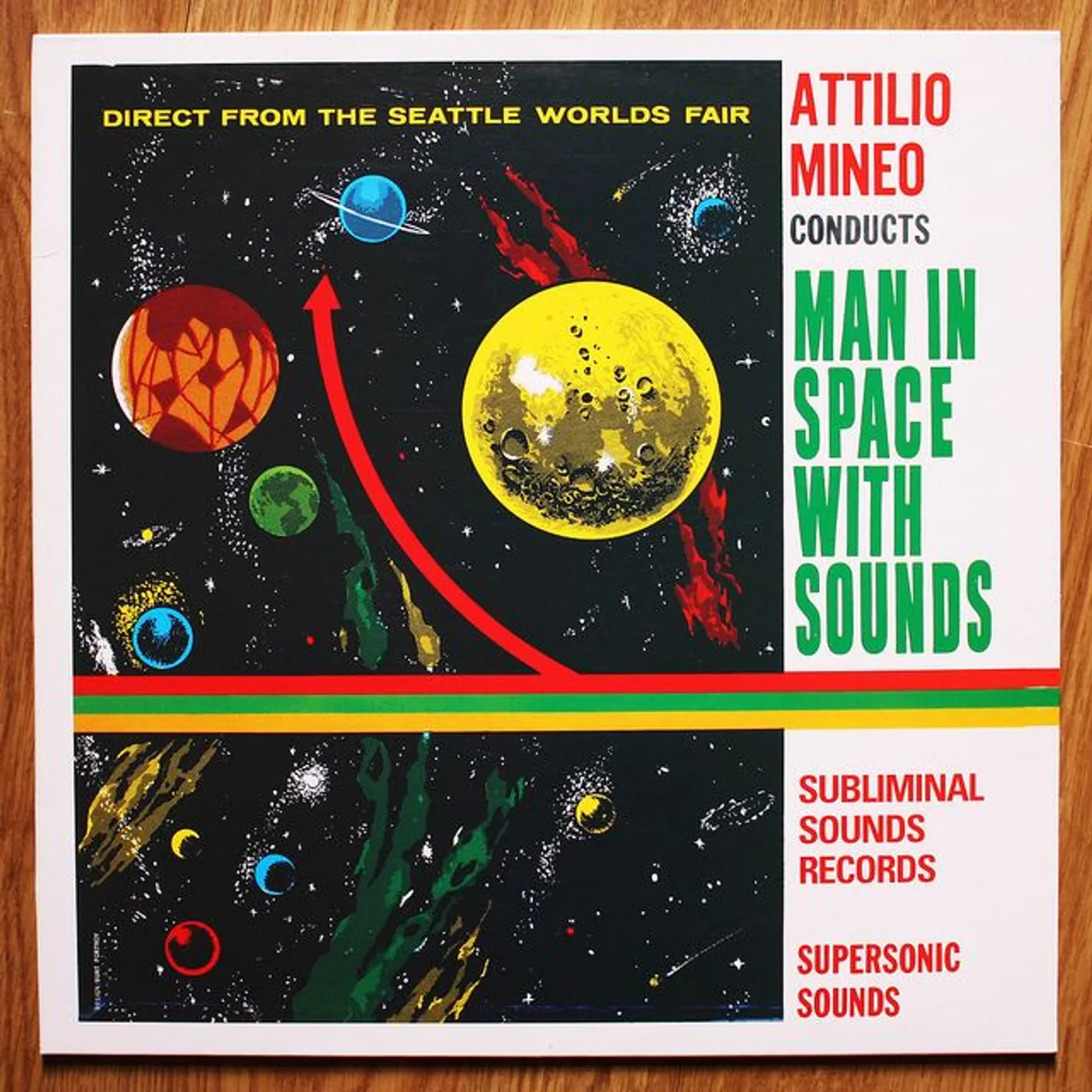 Attilio Mineo Man In Space With Sounds Vinyl Record
