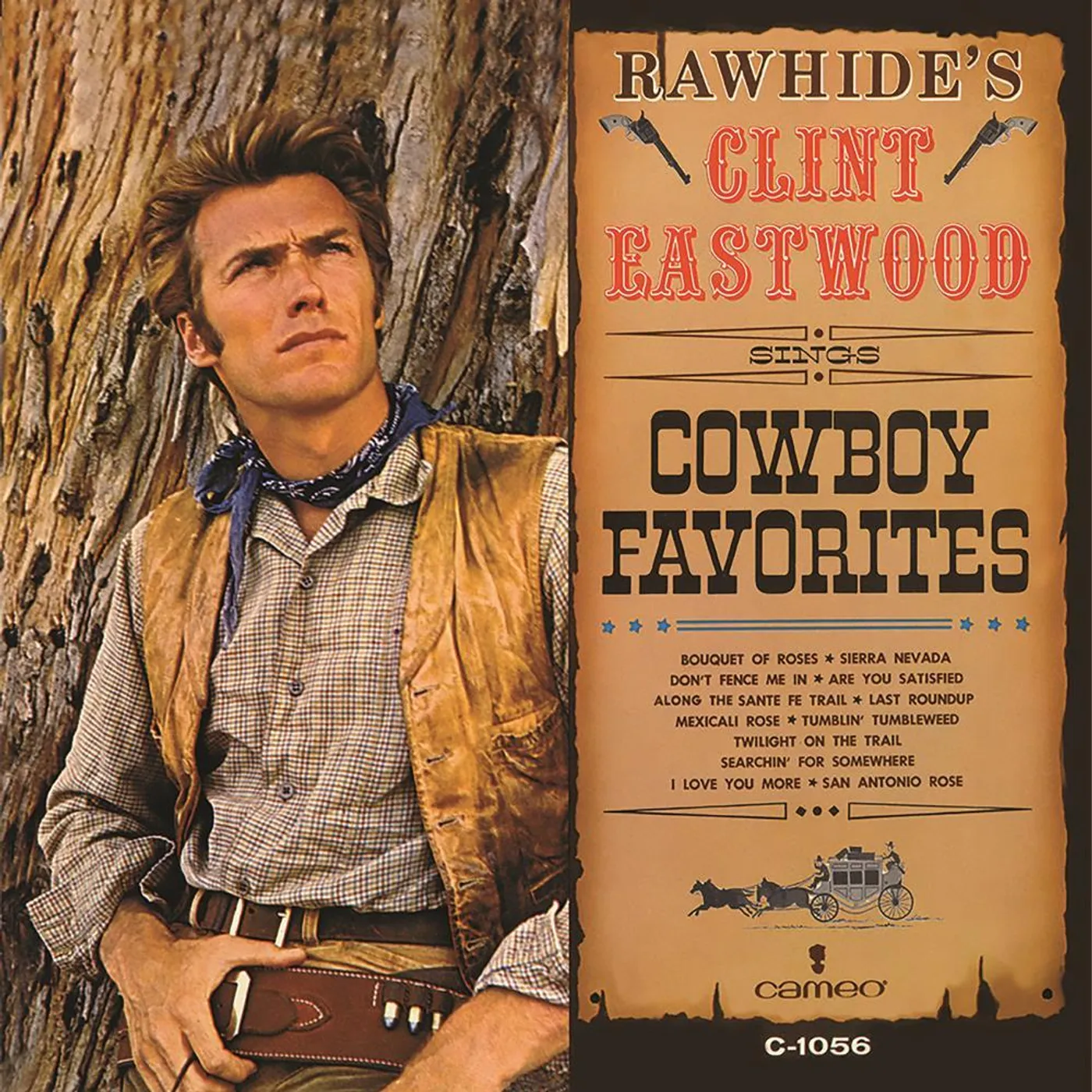 Rawhide's Clint Eastwood Sings Cowboy Favorites (Amber LP) Vinyl Record