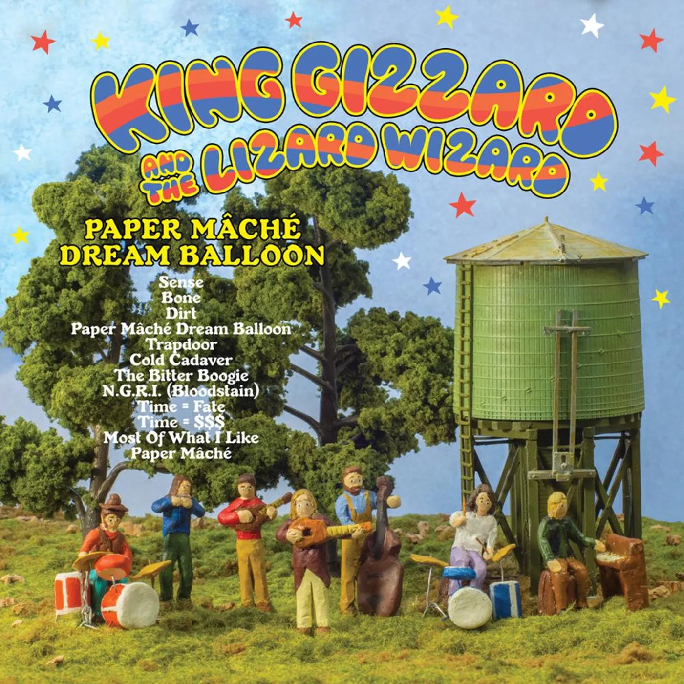 King Gizzard & The Lizard Wizard Paper Mche Dream Balloon (Deluxe Lenticular/Instrumental Edition) (Blue Seagrass & Translucent Pink 2 LP) Vinyl Record