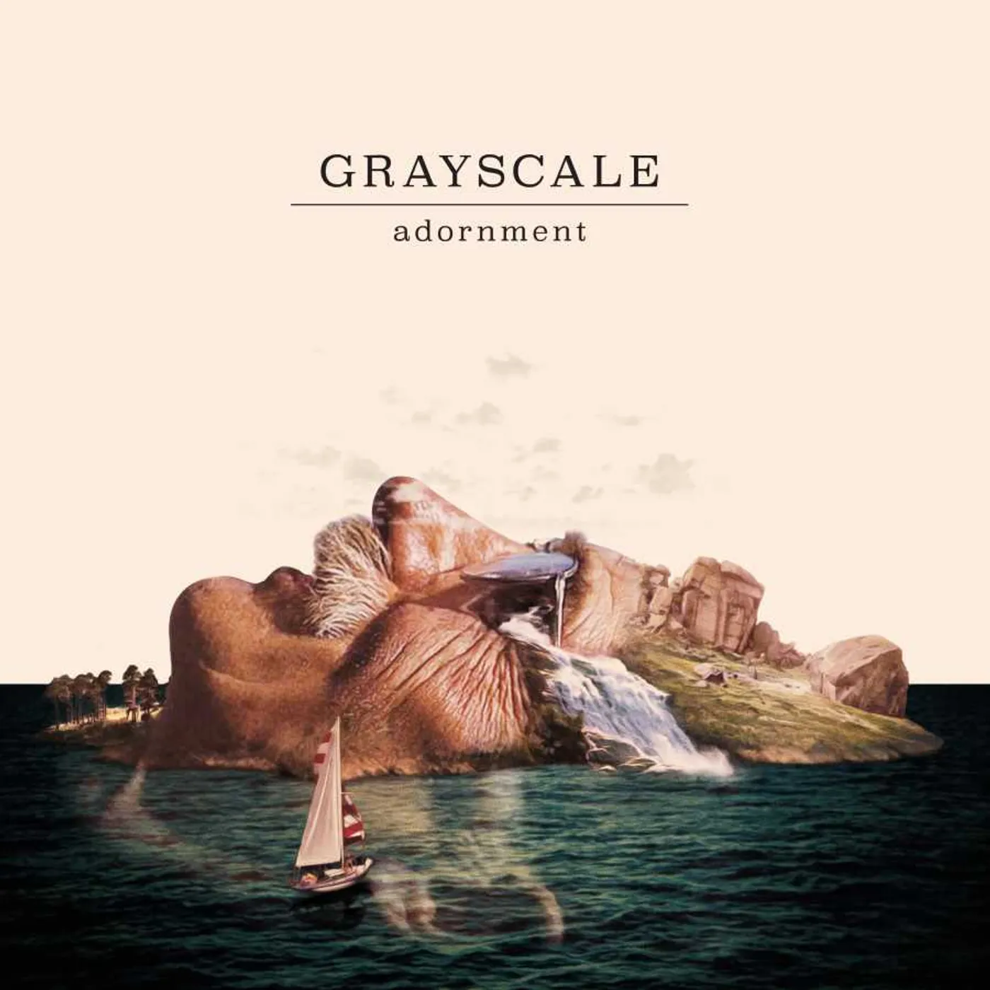 Grayscale Adornment (LP)(Clear w/ Orange & Black Splatter) Vinyl Record