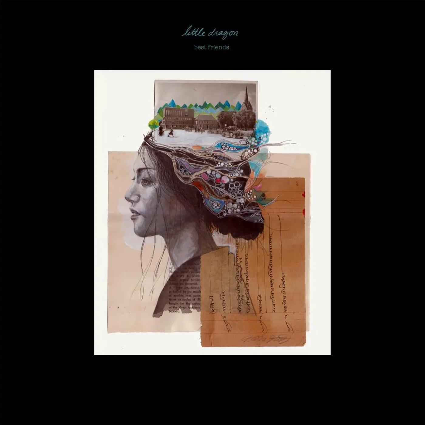 Little Dragon Best Friends / Sway Daisy (Light Blue 12" Maxi-Single) Vinyl Record