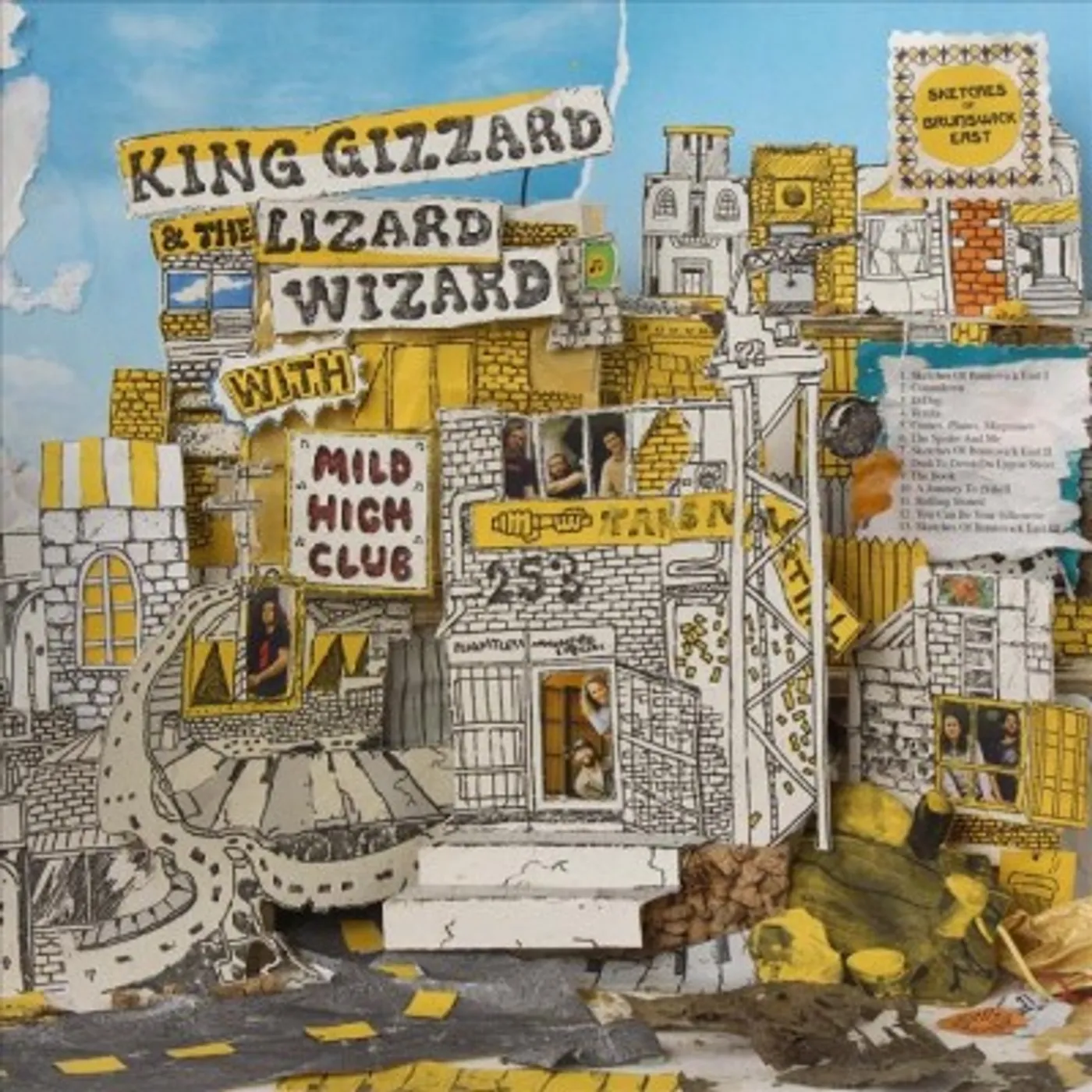 King Gizzard & The Lizard Wizard Sketches Of Brunswick East (Feat. Mile High Club) (LP) Vinyl Record