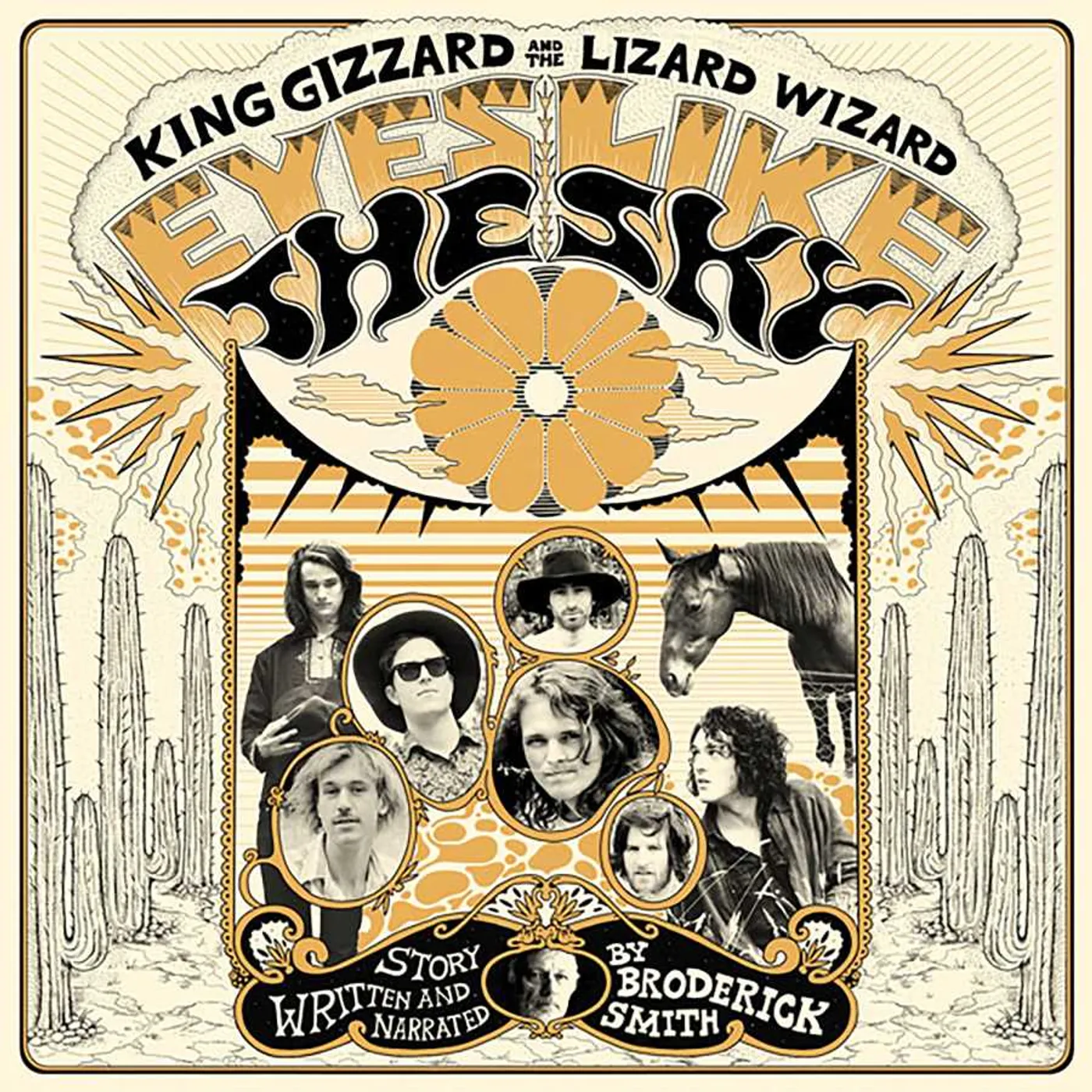 King Gizzard & The Lizard Wizard Eyes Like The Sky (LP)(Orange) Vinyl Record