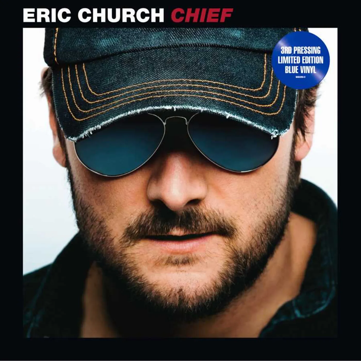 Eric Church CHIEF (BLUE VINYL) Vinyl Record