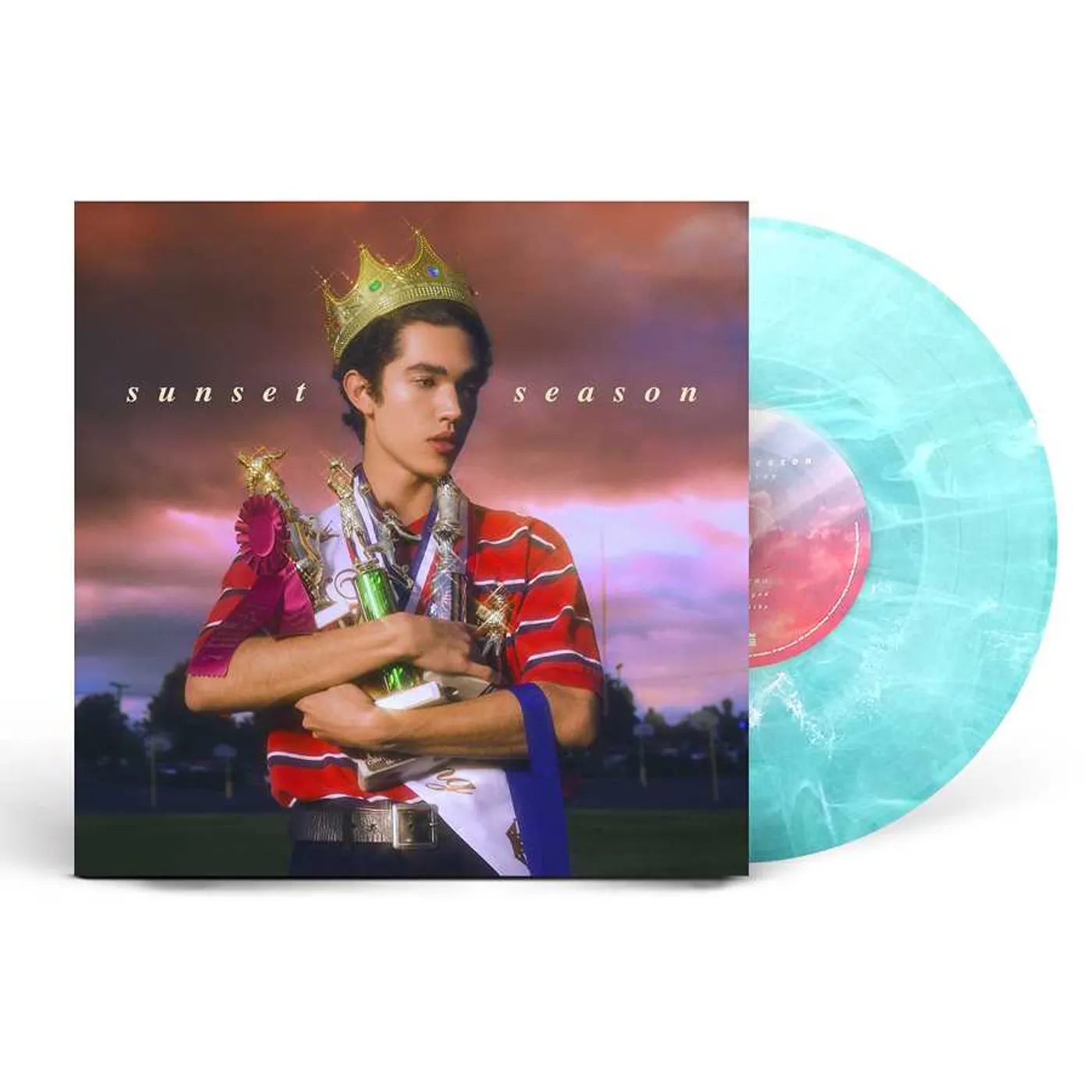 Conan Gray Sunset Season EP (Sea Glass/White Marble 10" Single LP) Vinyl Record