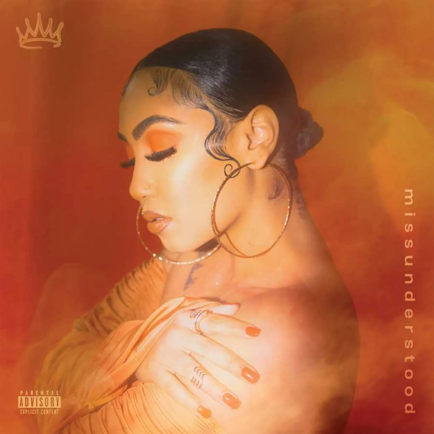Queen Naija missunderstood (Translucent Orange LP) Vinyl Record