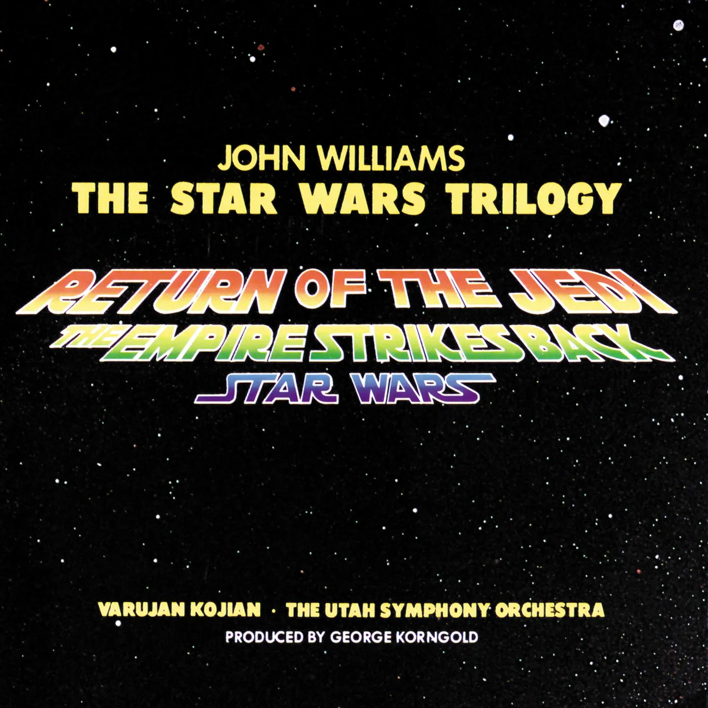 John Williams  STAR WARS TRILOGY (UTAH SYMPHONY ORCHESTRA) / Original Soundtrack Vinyl Record