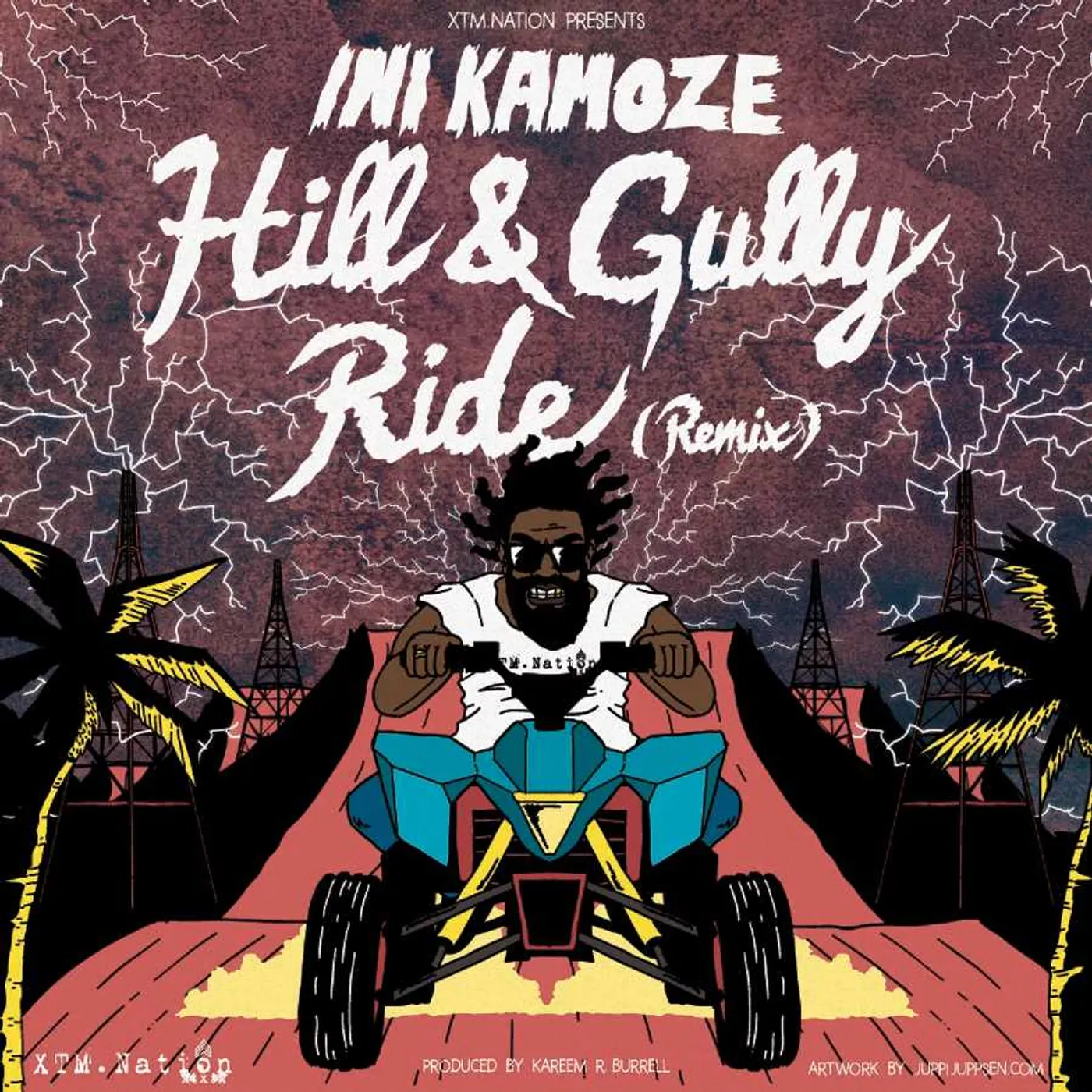 Ini Kamoze Hill And Gully (7 ) Vinyl Record