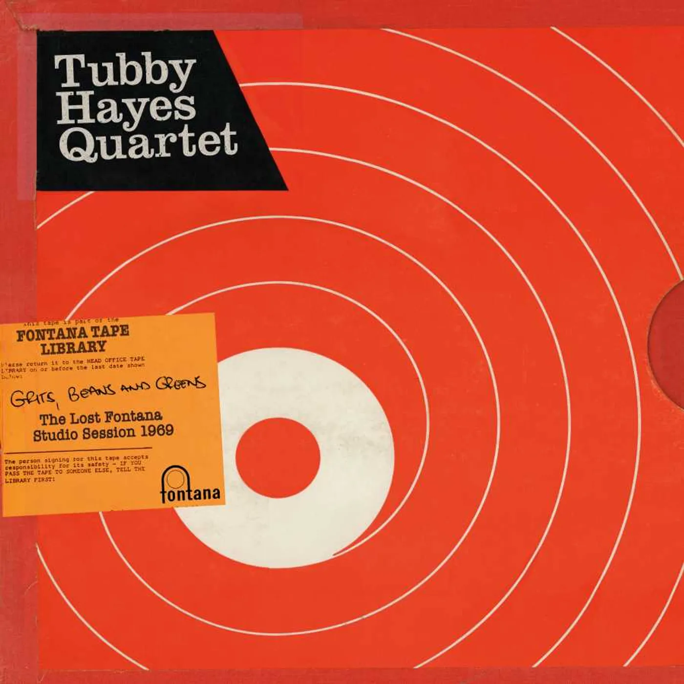 Tubby Hayes Quartet GRITS, BEANS & GREENS: THE LOST FONTANA STUDIO SESSIONS 1969 Vinyl Record