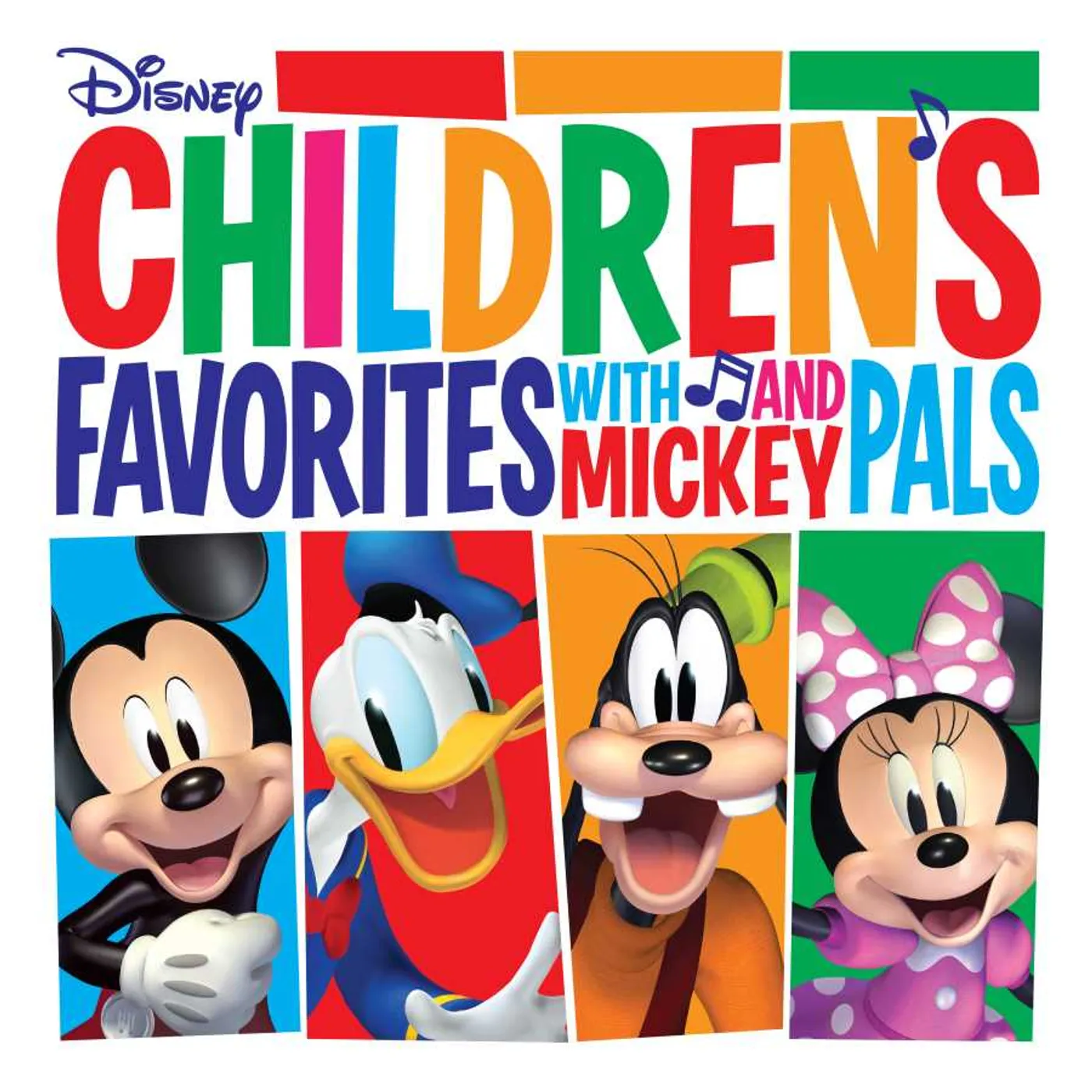 Various Artists Children's Favorites with Mickey and Pals (LP) (Red) Vinyl Record