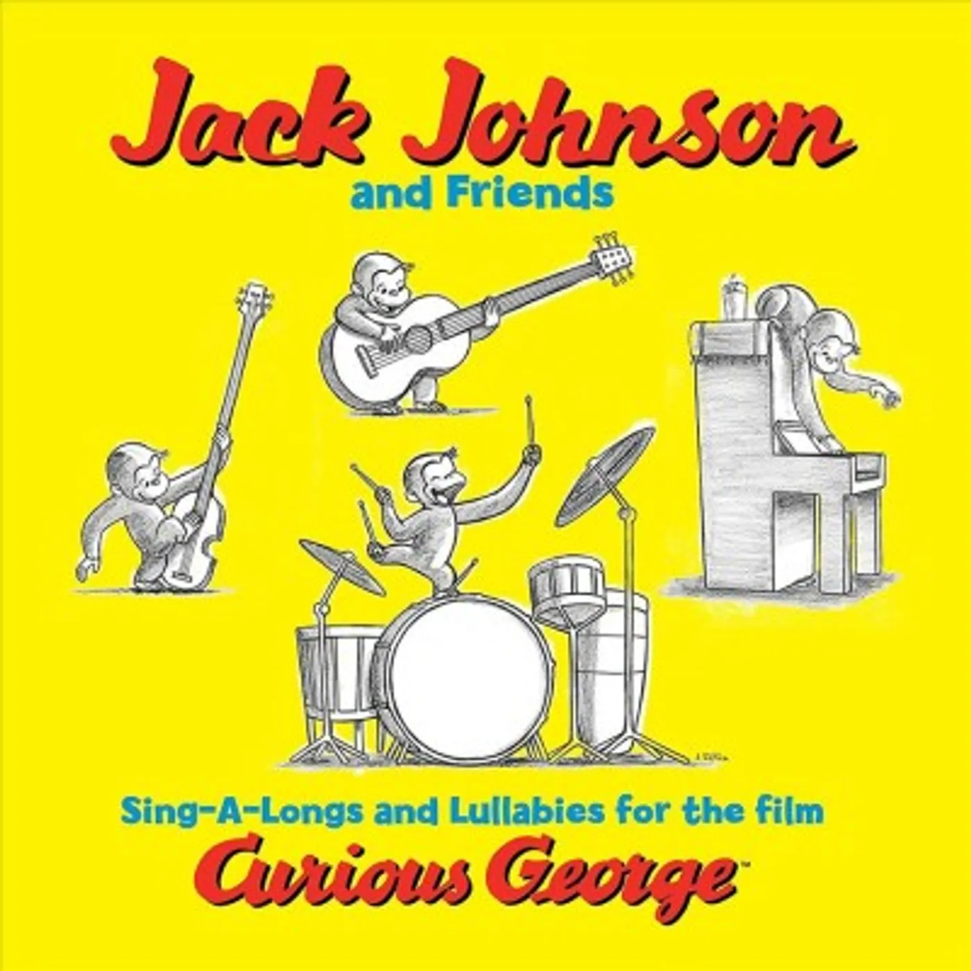 Jack Johnson & Friends SING-A-LONGS & LULLABIES FOR THE FILM CURIOUS GEORGE (180G) Vinyl Record