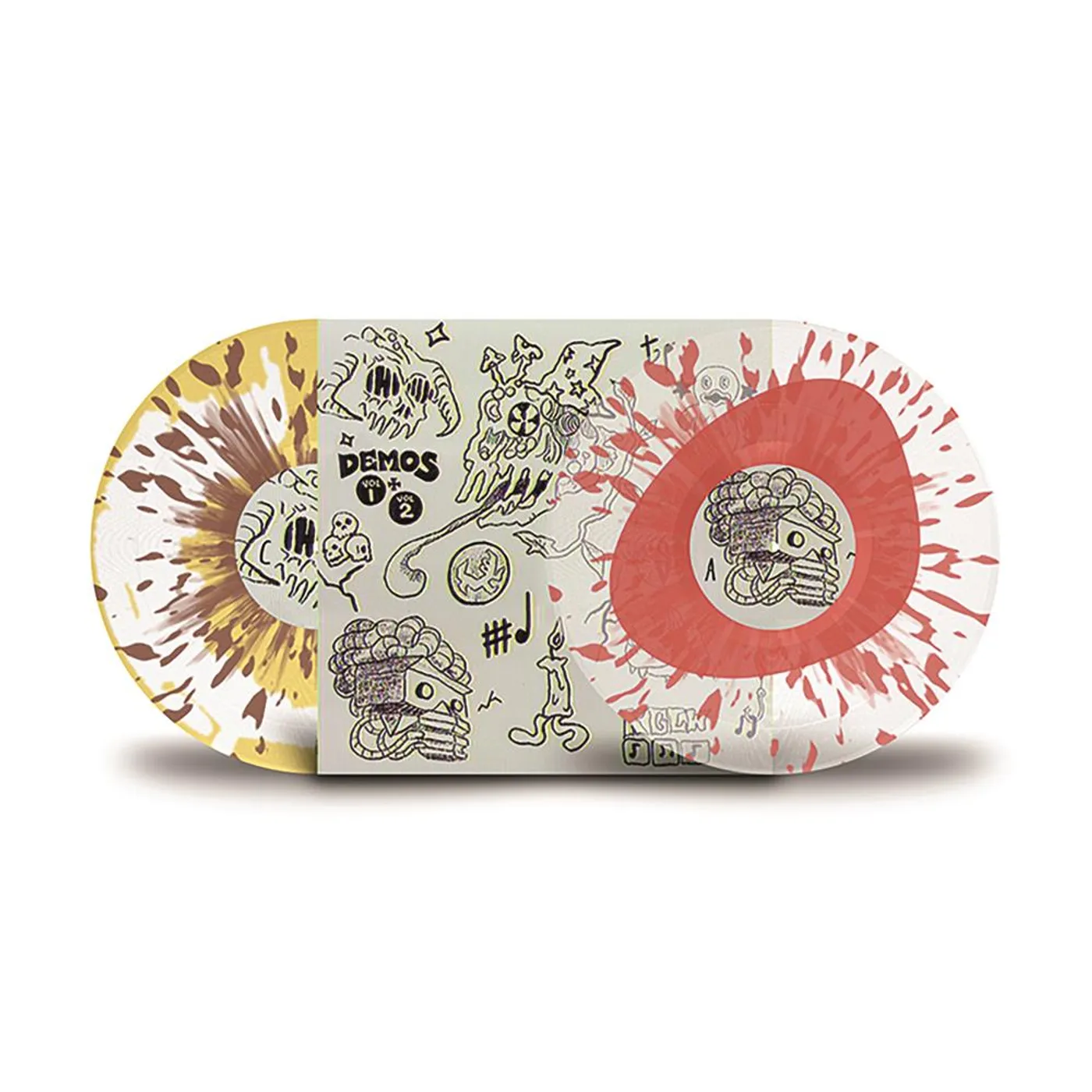 King Gizzard & The Lizard Wizard DEMOS VOL. 1 & VOL. 2 (2LP) Vinyl Record