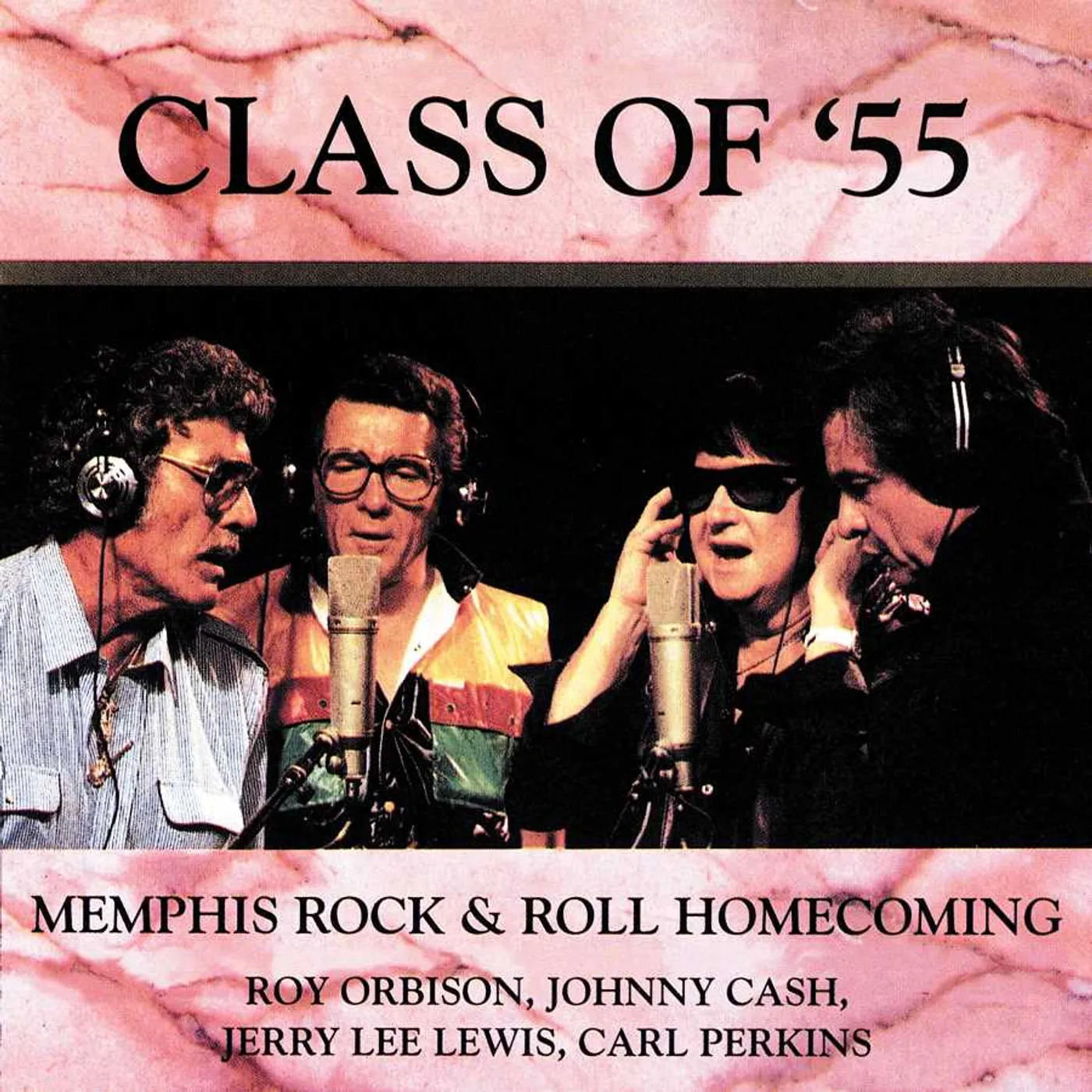 Johnny Cash CLASS OF '55: MEMPHIS ROCK & ROLL HOMECOMING (1986) Vinyl Record