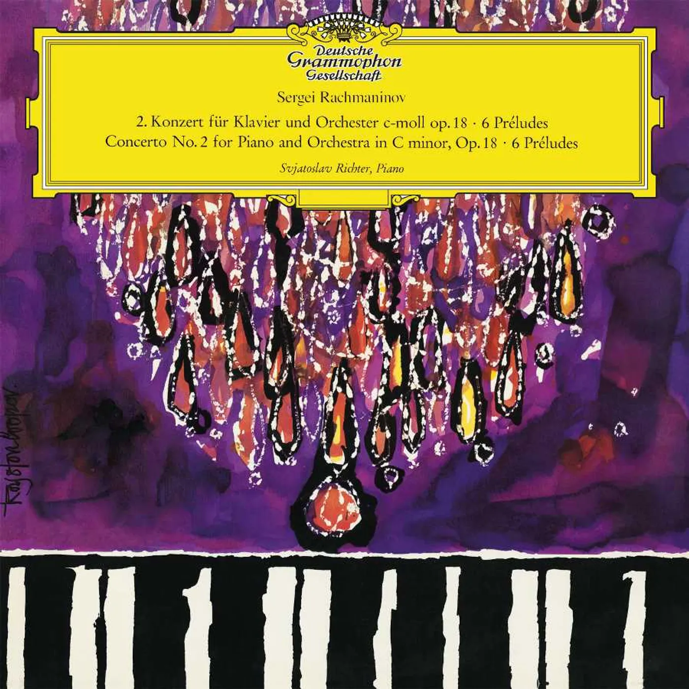 Sviatoslav Richter Piano Concerto No.2 I nC Minor, Op.18; 6 Preludes (LP) Vinyl Record