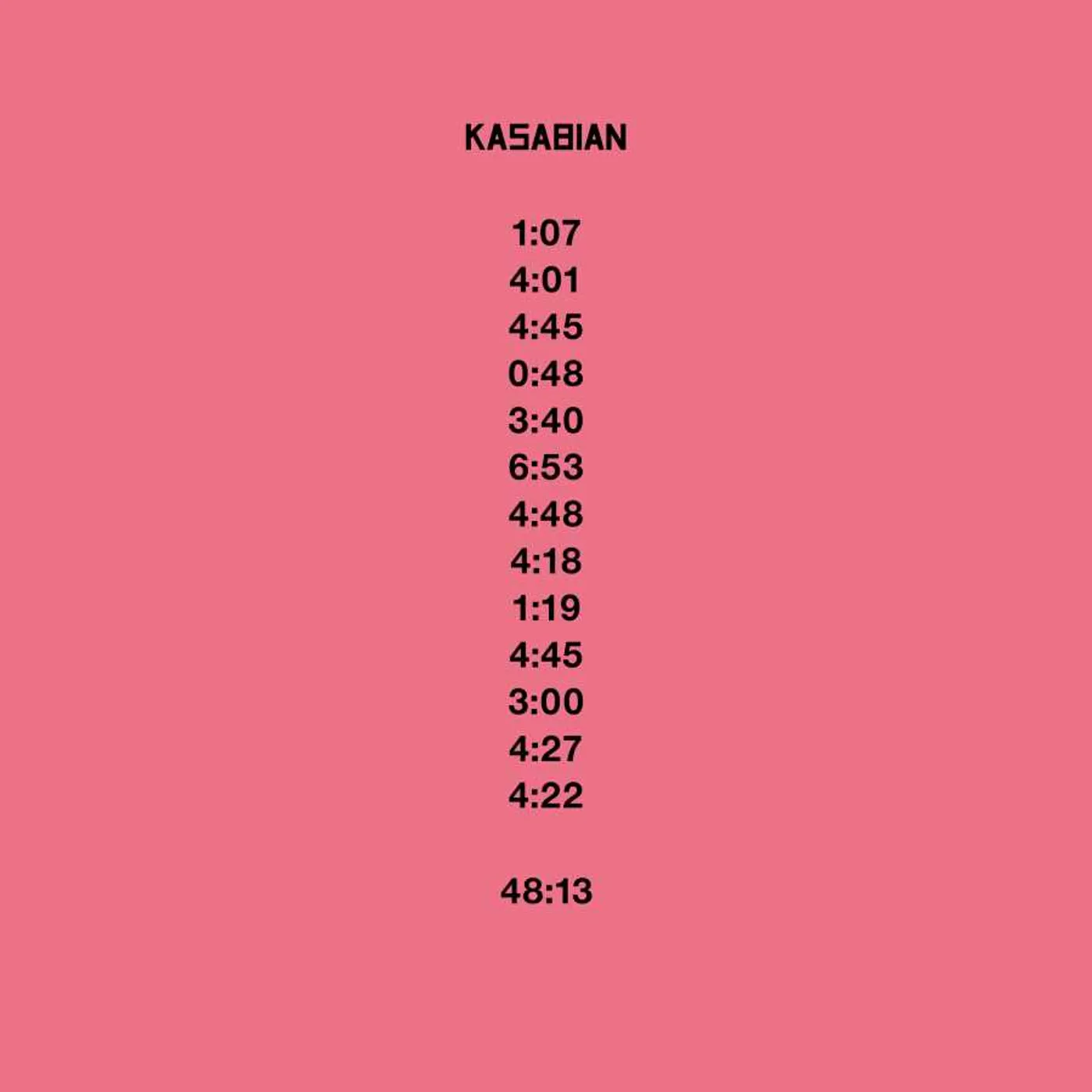 Kasabian 48:13 Vinyl Record