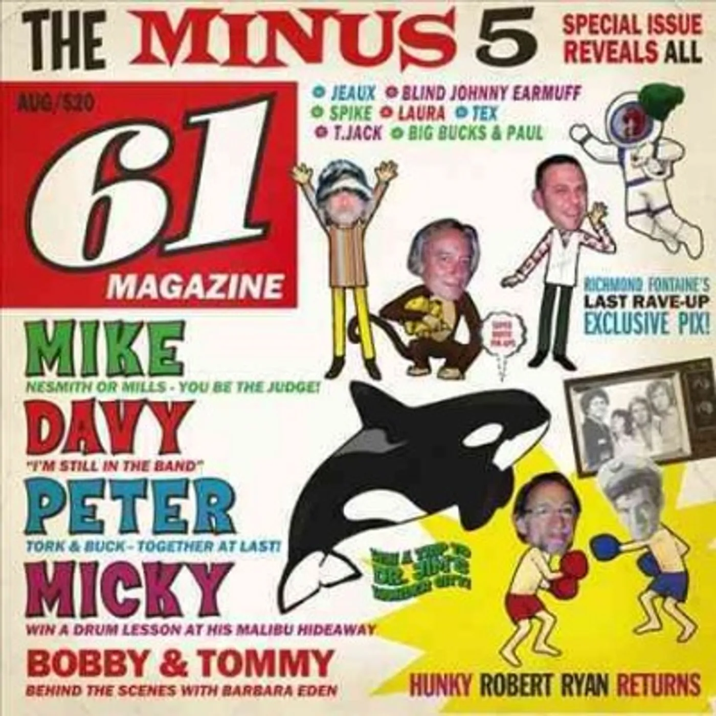 Minus 5 OF MONKEES AND MEN Vinyl Record