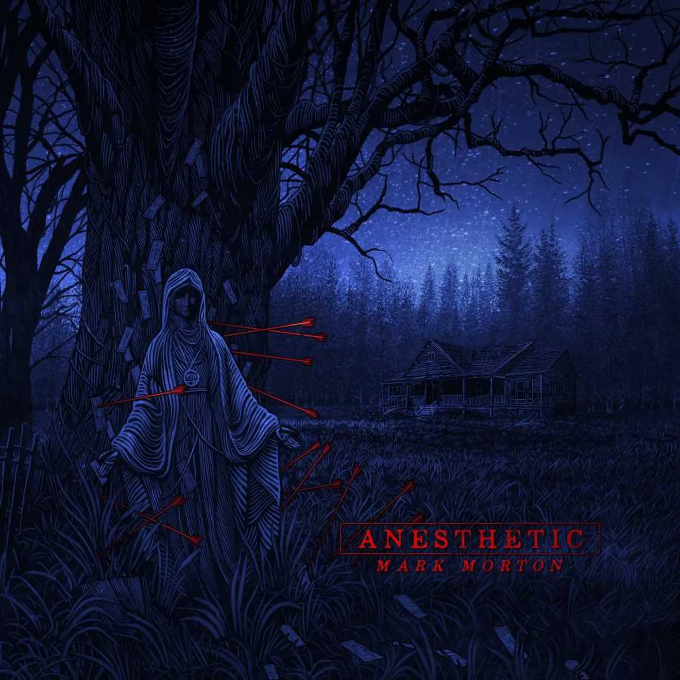 Mark Morton ANESTHETIC (RED VINYL) (X) Vinyl Record