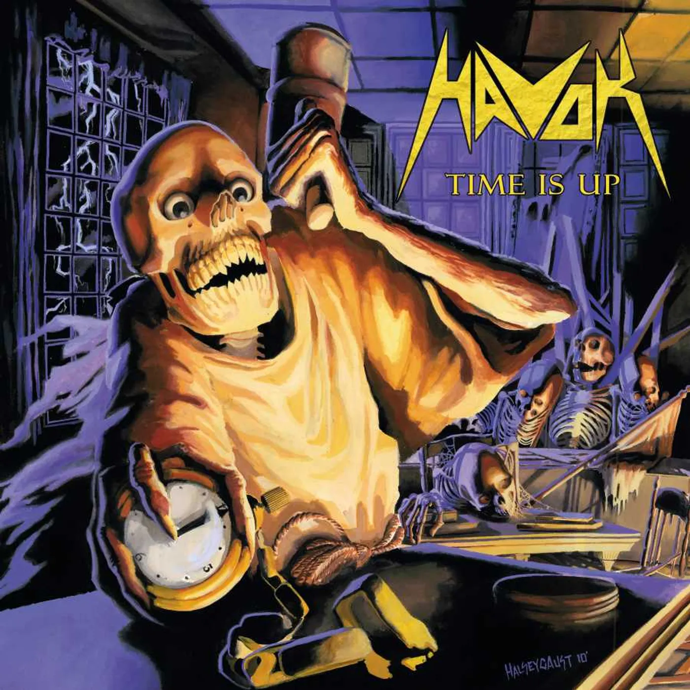 Havok TIME IS UP (BLACK/BLUE W/ WHITE & YELLOW SWIRL VINYL) Vinyl Record