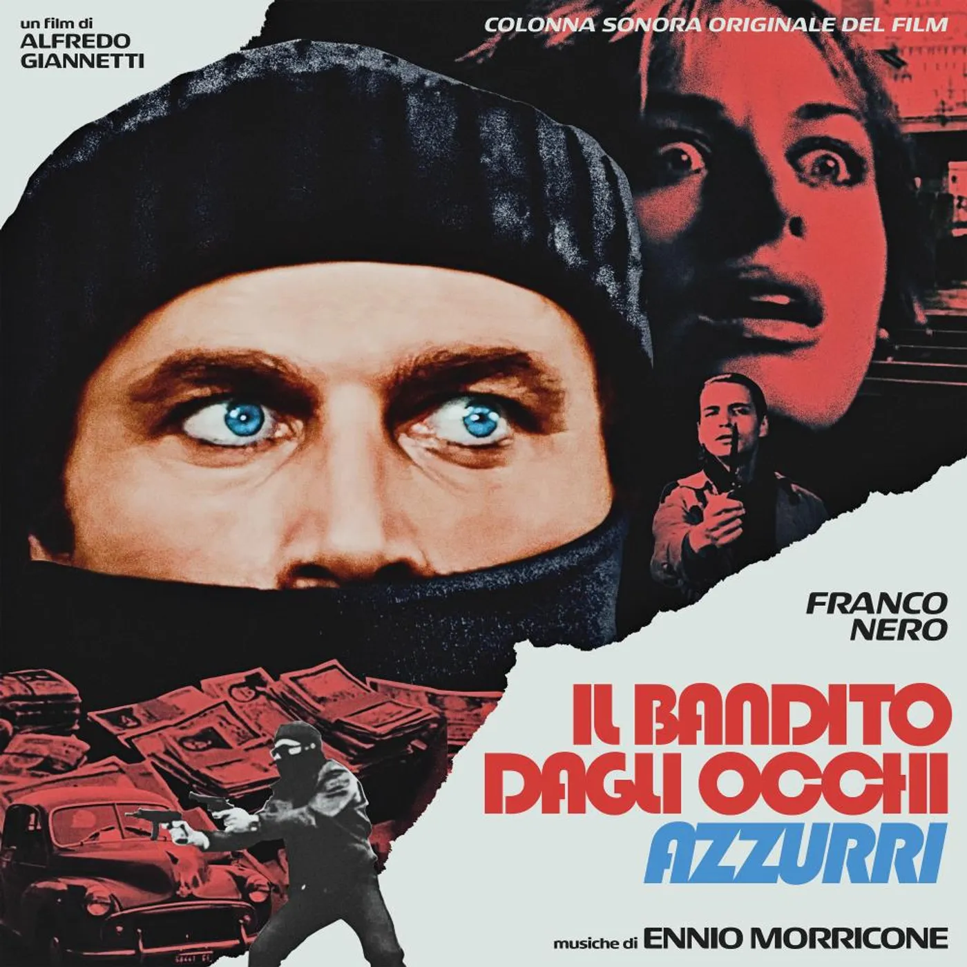 Ennio Morricone BLUE-EYED BANDIT (IL BANDITO DAGLI OCCHI AZZURRI) Original Soundtrack Vinyl Record