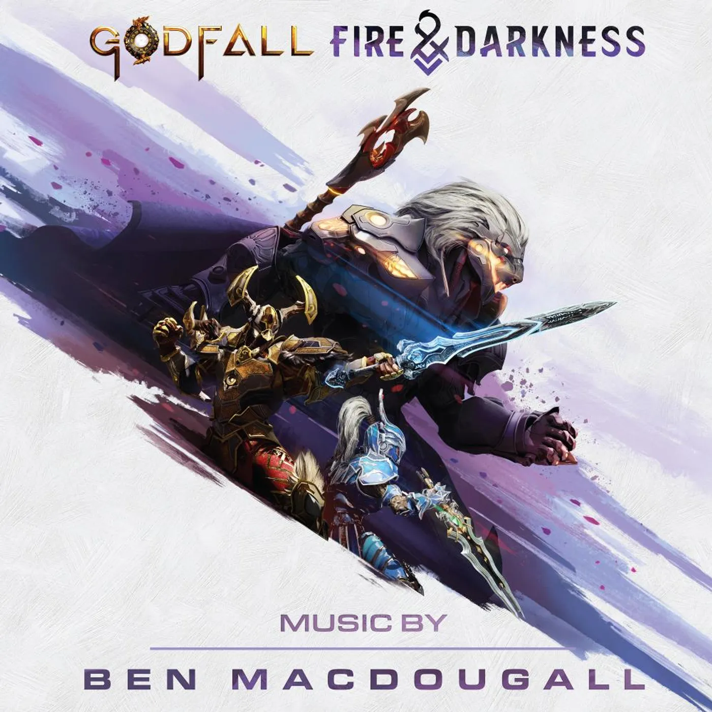 Ben MacDougall GODFALL: FIRE & DARKNESS (ORIGINAL VIDEO GAME SOUNDTRACK) (PURPLE VINYL) Vinyl Record