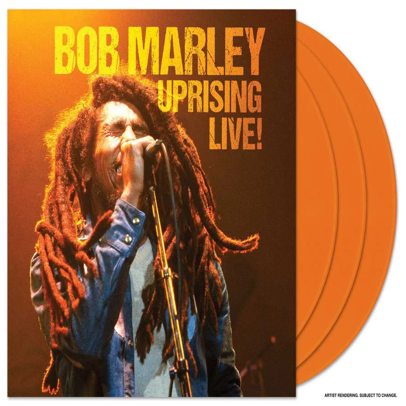 Bob Marley Uprising Live! (Live From Westfalenhallen, 1980) (3 LP) (Orange) Vinyl Record