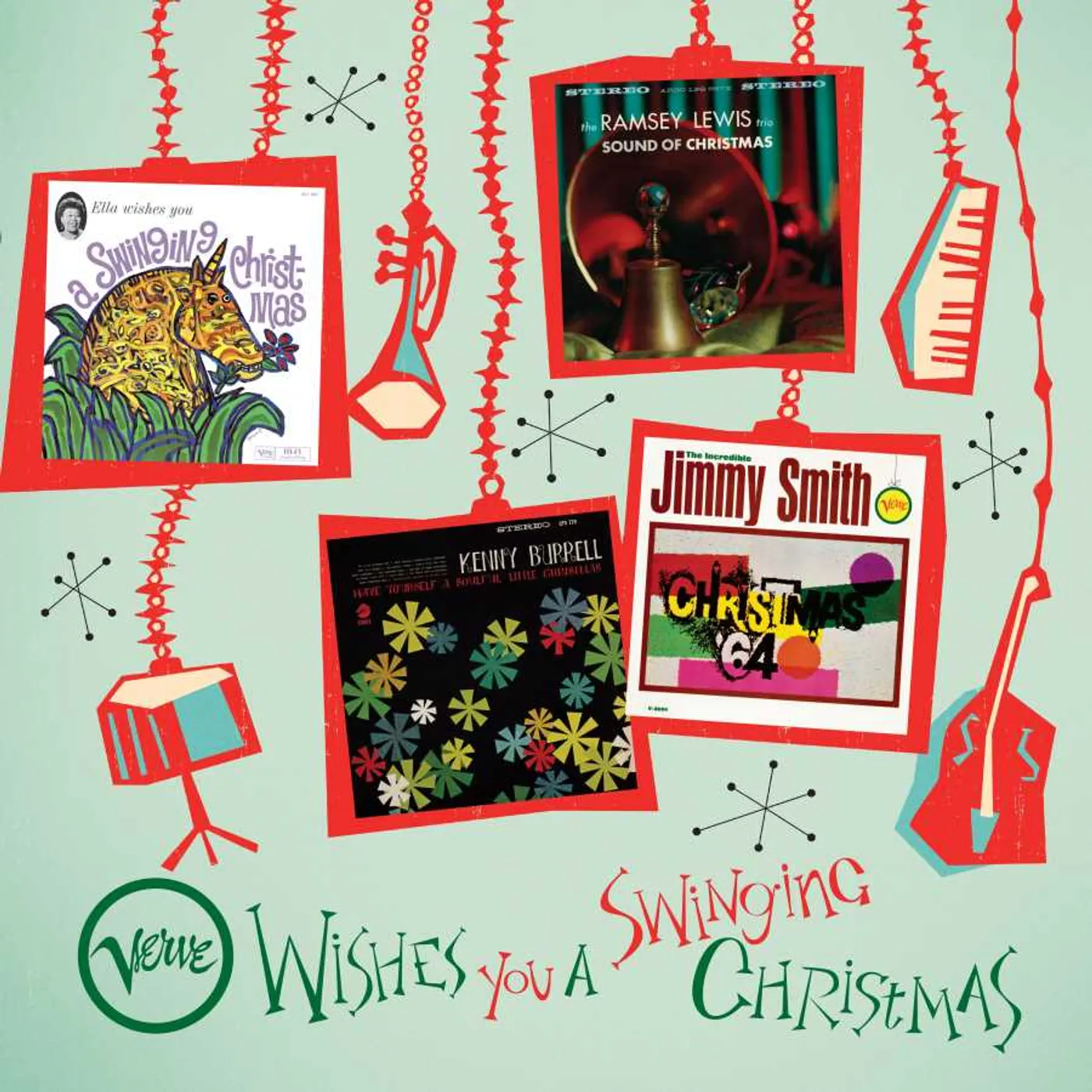 Various Artists  VERVE WISHES YOU A SWINGING CHRISTMAS (4LP BOX SET) (Vinyl)