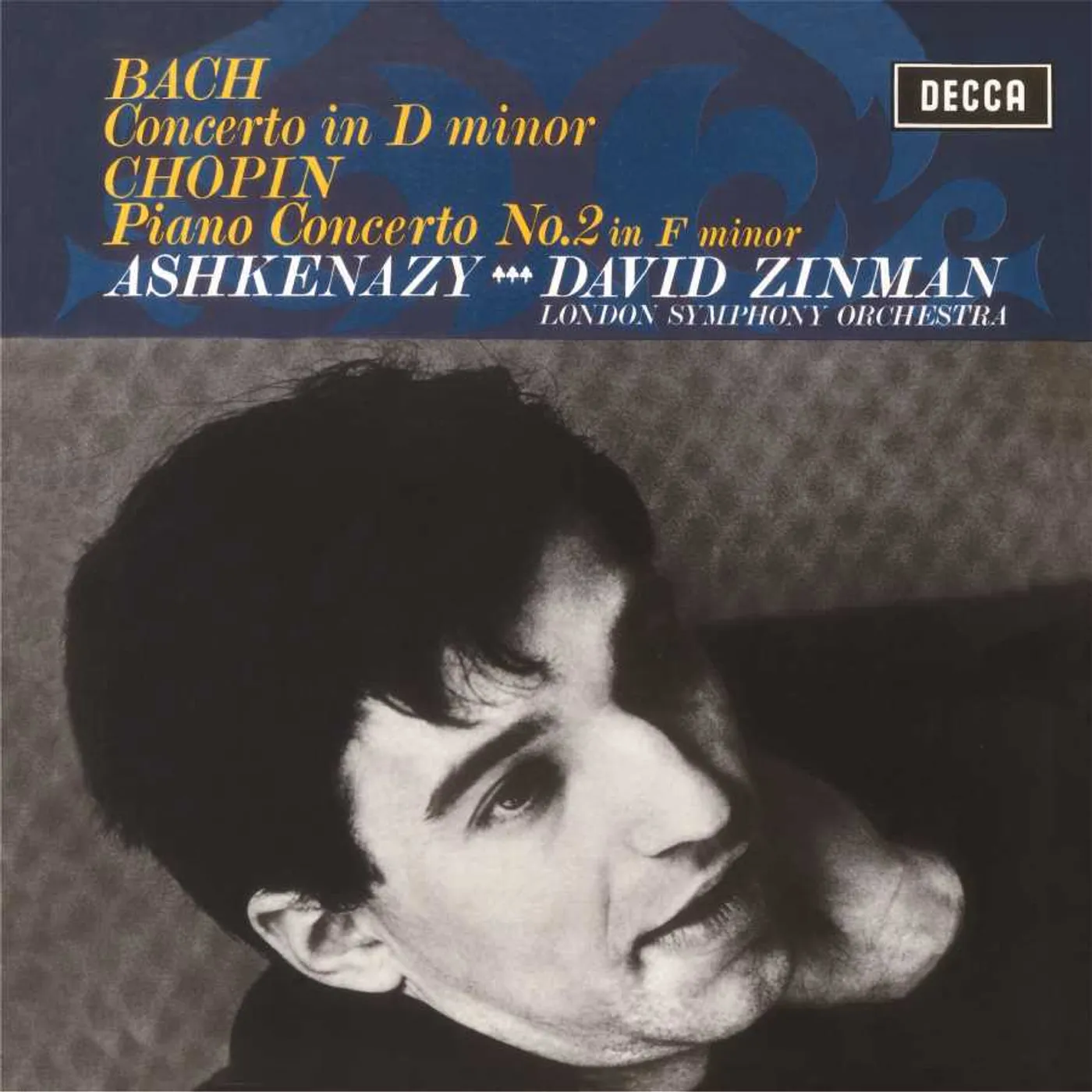 Vladimir Ashkenazy Chopin/Bach: Piano Concerto No. 2/Keyboard Concerto In D Minor Vinyl Record
