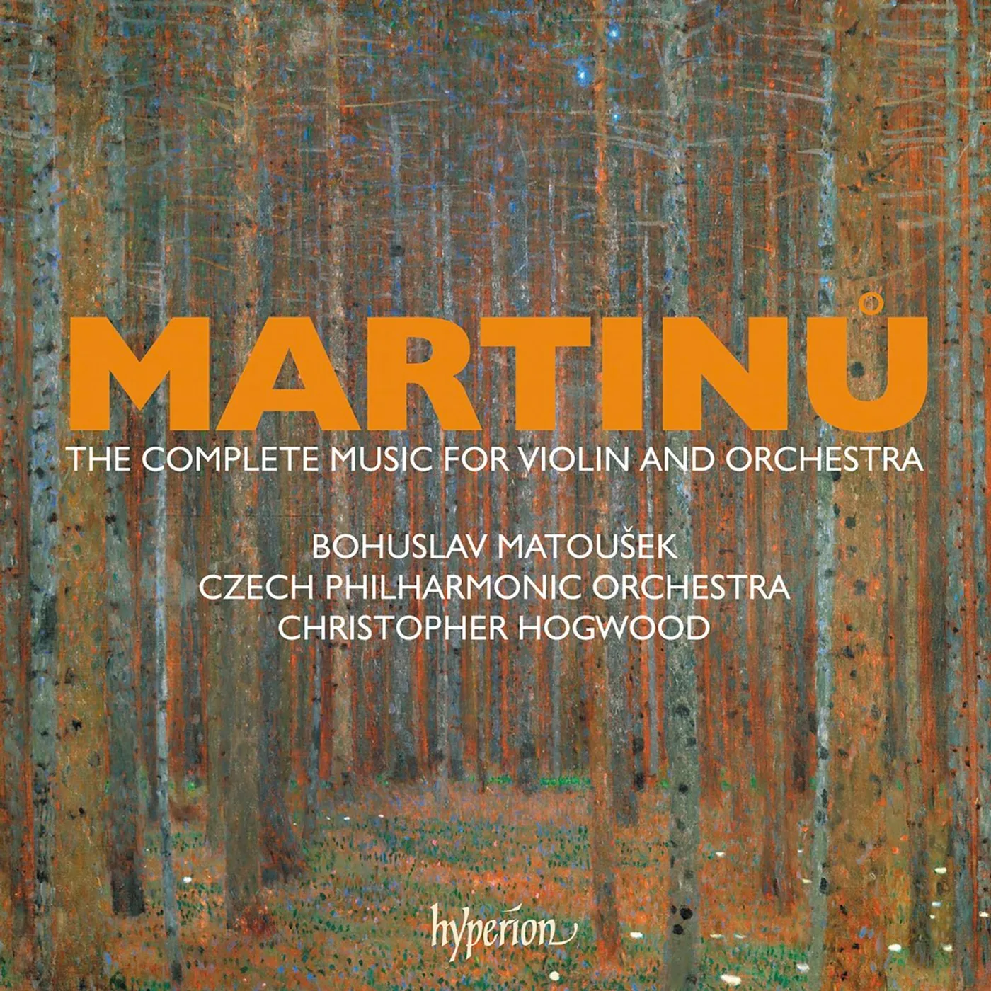 Christopher Hogwood Martinu: The Complete Music For Violin And Orchestra CD