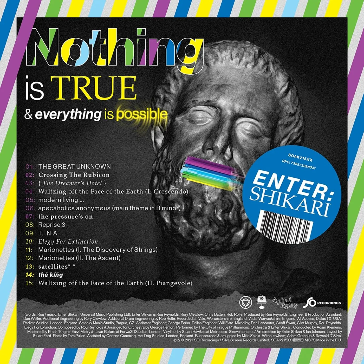 Enter Shikari NOTHING IS TRUE & EVERYTHING IS POSSIBLE CD
