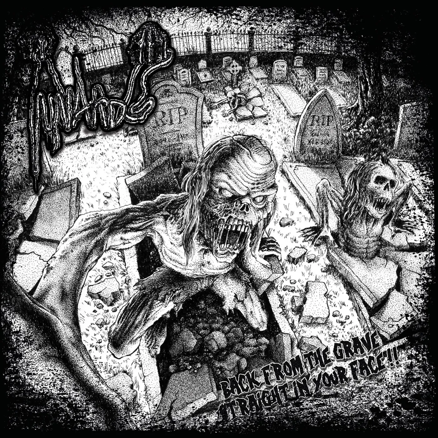 Innards BACK FROM THE GRAVE, STRAIGHT IN YOUR FACE CD