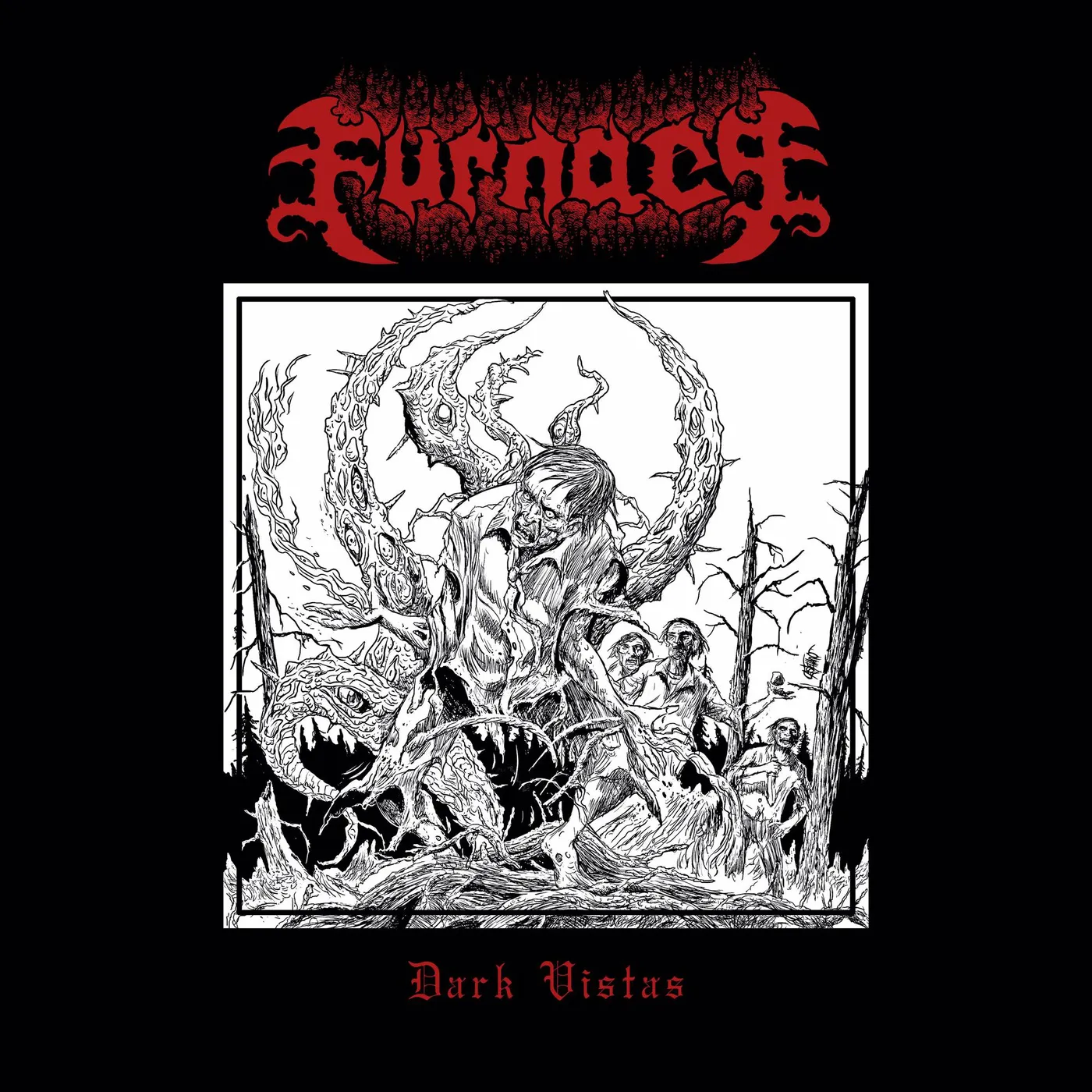 Furnace DARK VISTAS (TRANSPARENT RED VINYL) Vinyl Record