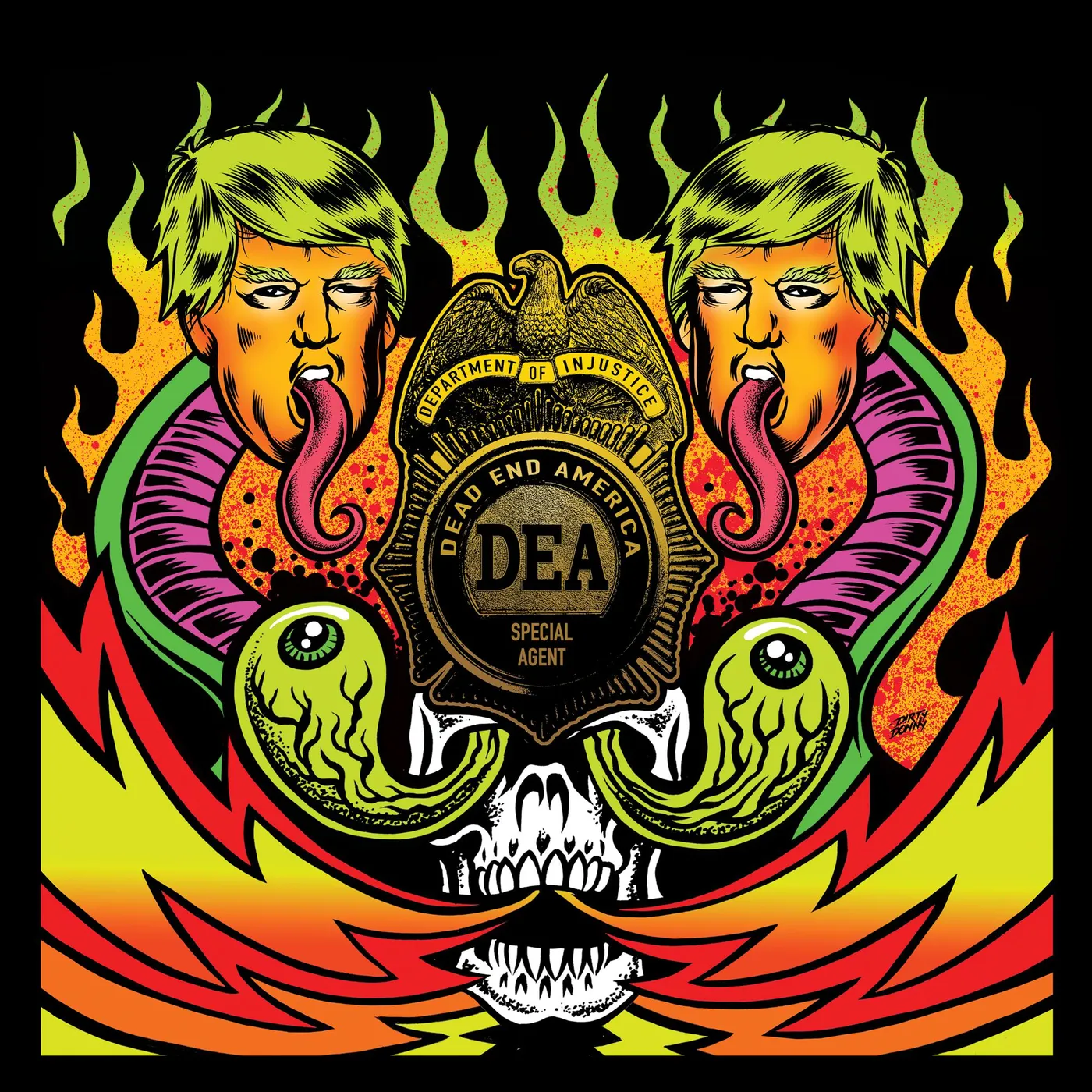 Dead End America Crush the Machine Vinyl Record