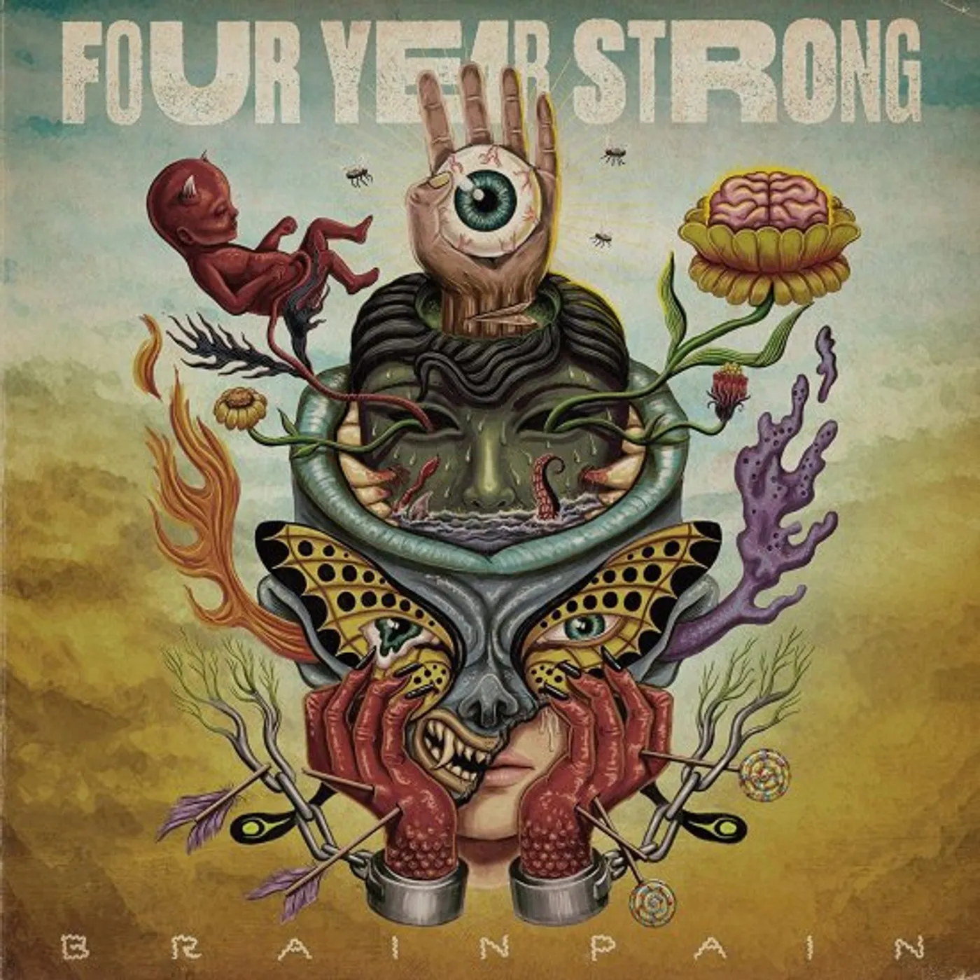 Four Year Strong BRAIN PAIN (DELUXE) Vinyl Record