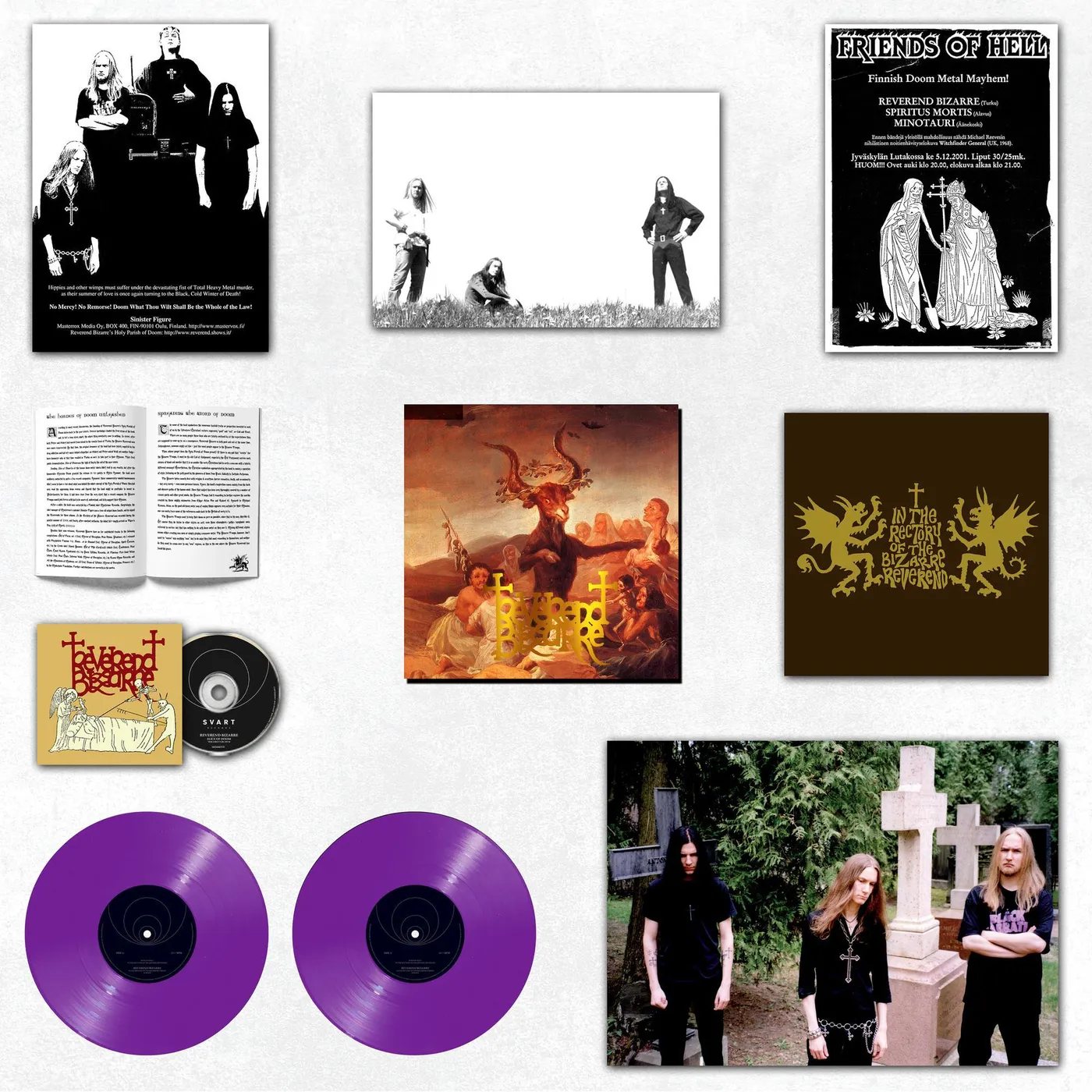Reverend Bizarre In The Rectory   20 Th Anniversary Vinyl Record