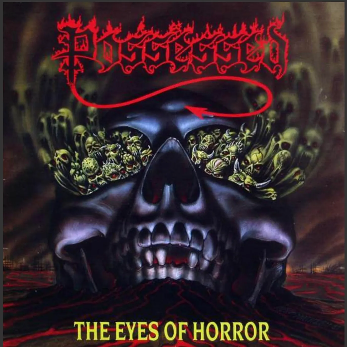 Possessed EYES OF HORROR Vinyl Record