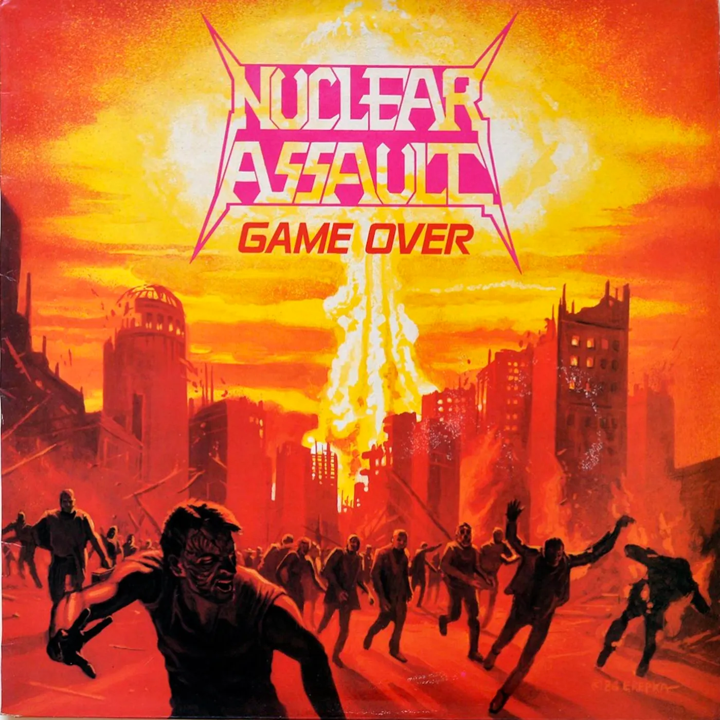 Nuclear Assault Game Over Vinyl Record