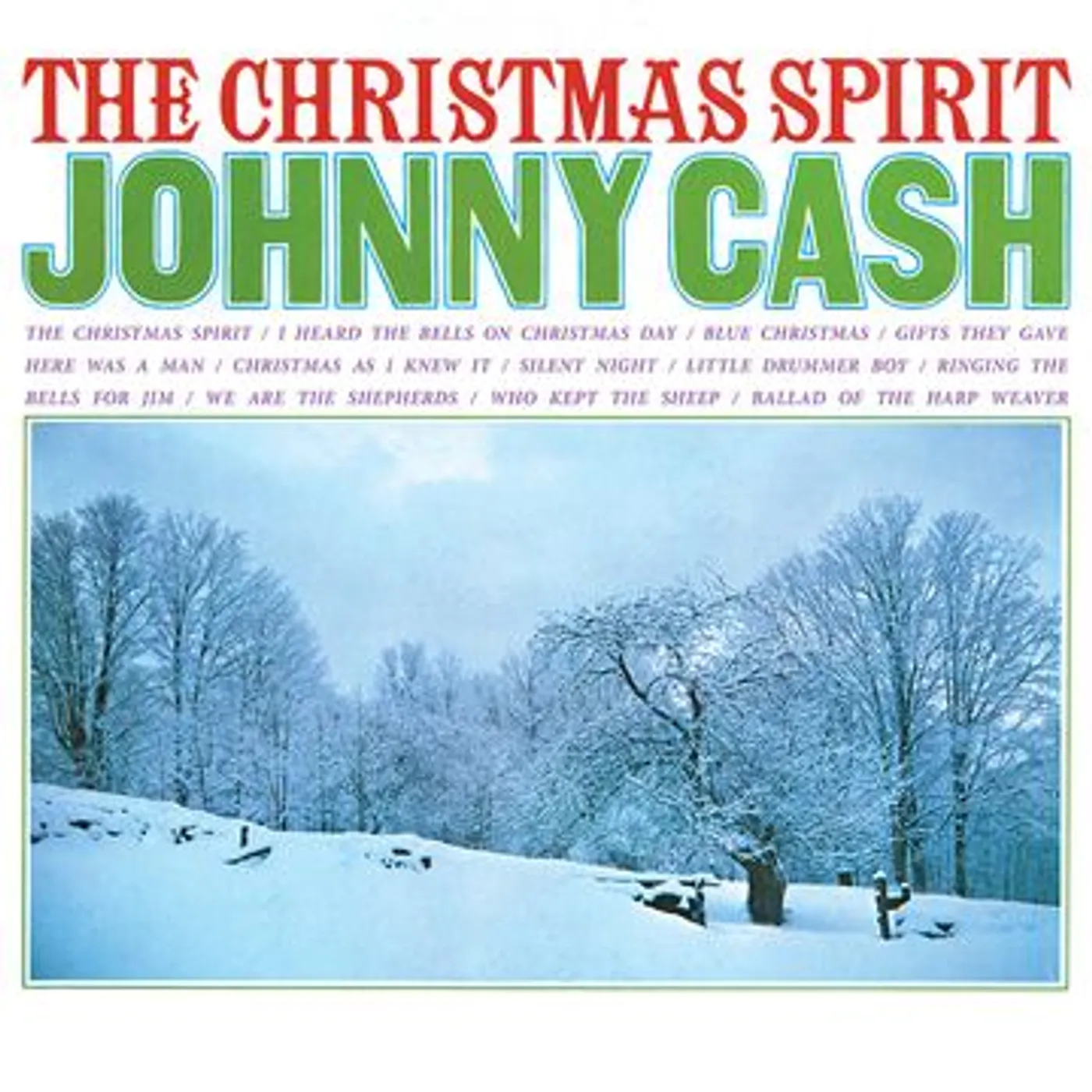 Johnny Cash CHRISTMAS SPIRIT (180G/TRANSLUCENT BLUE VINYL/GATEFOLD) Vinyl Record