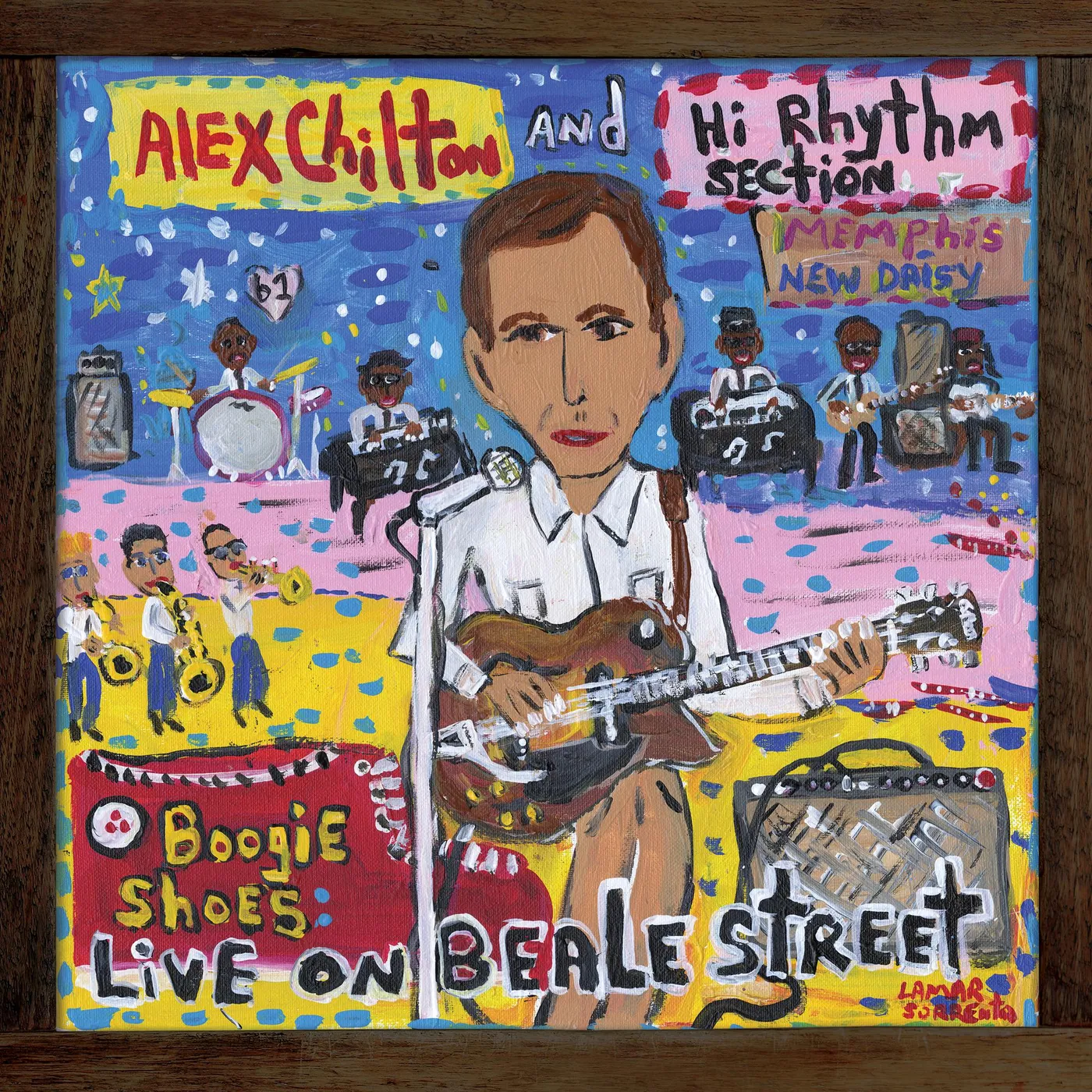Alex Chilton and Hi Rhythm Section BOOGIE SHOES: LIVE ON BEALE STREET Vinyl Record