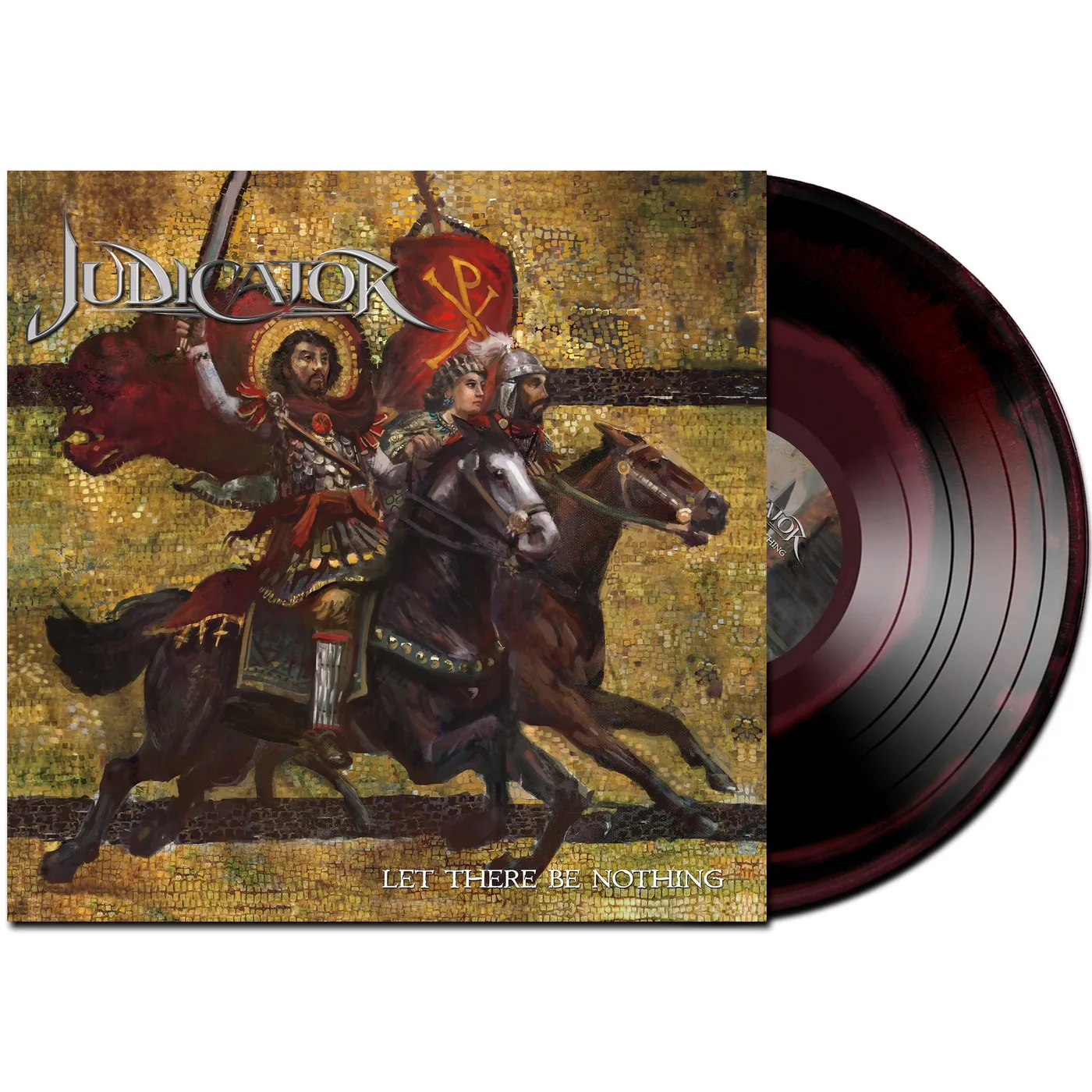 Judicator LET THERE BE NOTHING (DARK RED WITH BLACK SWIRL VINYL) Vinyl Record