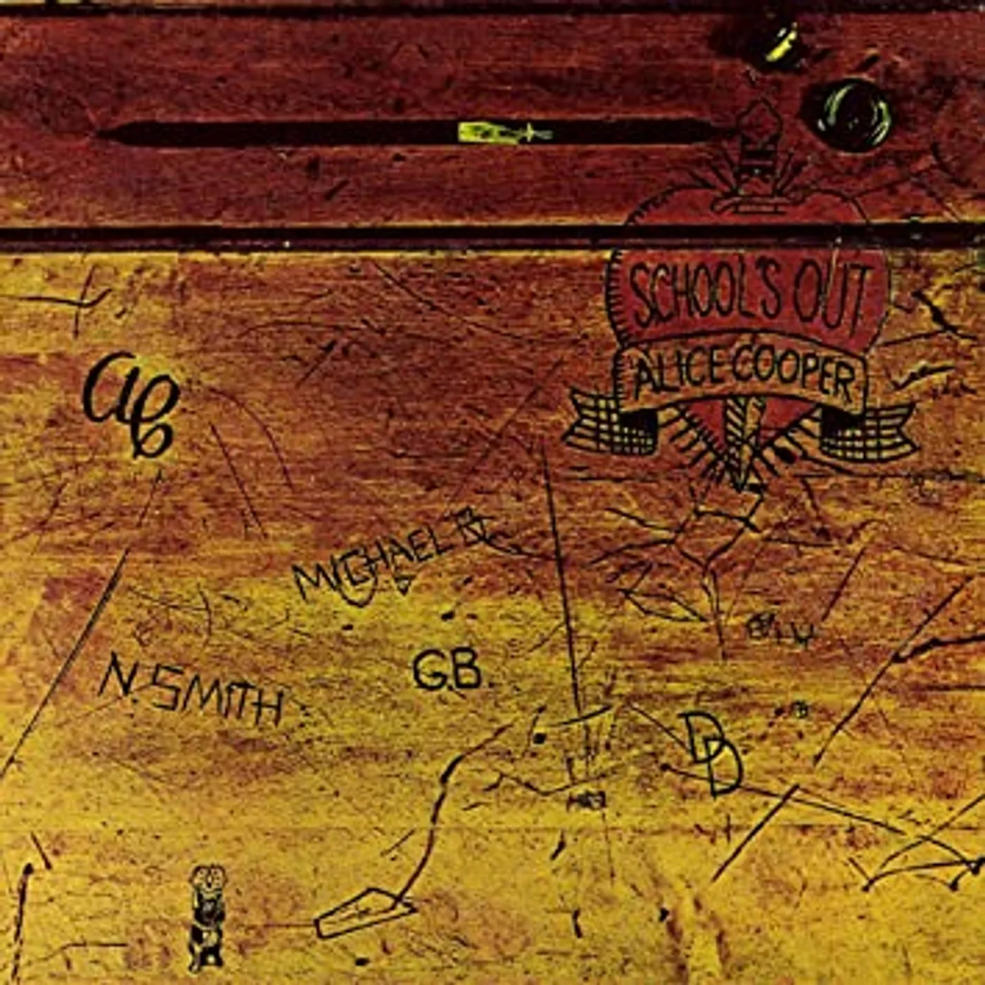 Alice Cooper SCHOOL'S OUT (180G/LIMITED ANNIVERSARY EDITION/DIE-CUT DESK COVER W/ PANTIES) Vinyl Record