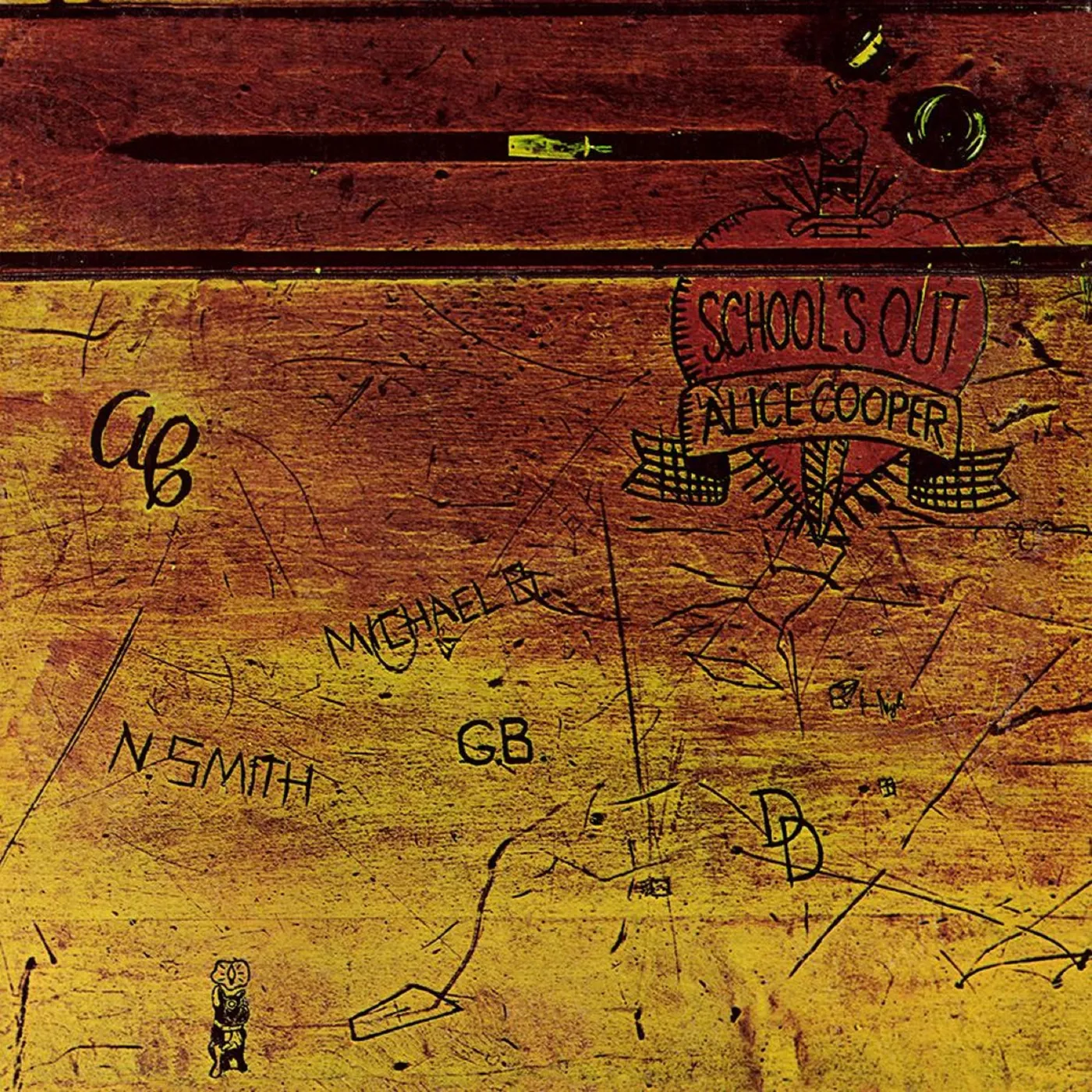 Alice Cooper SCHOOL'S OUT (180G/LIMITED ANNIVERSARY EDITION/DIE-CUT DESK COVER W/ PANTIES) Vinyl Record