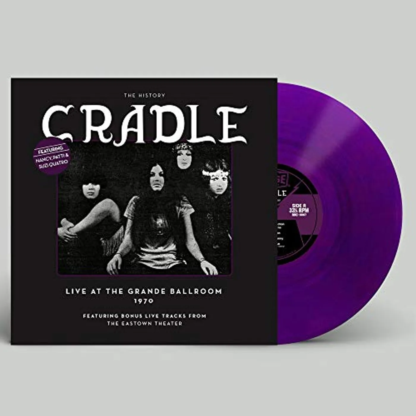 The Cradle HISTORY: LIVE AT THE GRANDE BALLROOM 1970 Vinyl Record