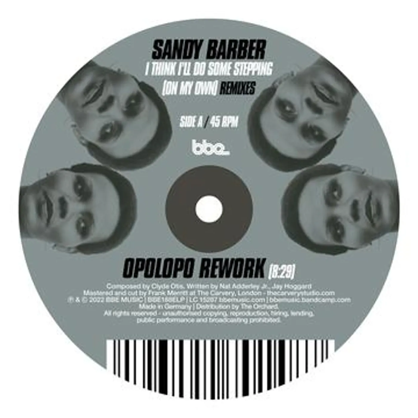 Sandy Barber I THINK I'LL DO SOME STEPPING (ON MY OWN) REMIXES Vinyl Record