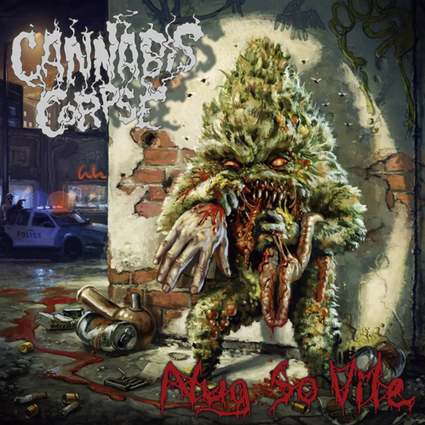 Cannabis Corpse NUG SO VILE (LTD/GRAY VINYL) Vinyl Record