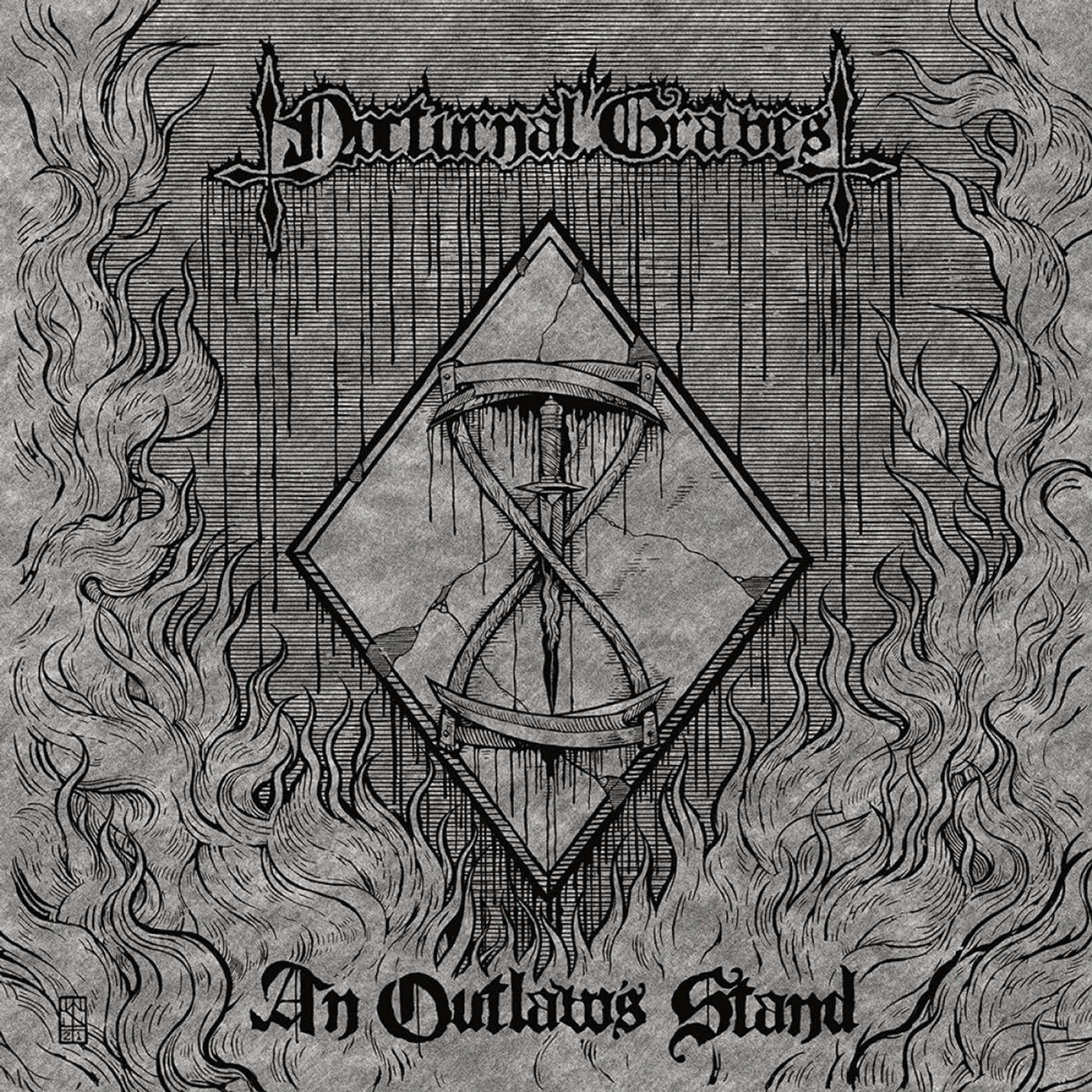 Nocturnal Graves AN OUTLAW’S STAND Vinyl Record