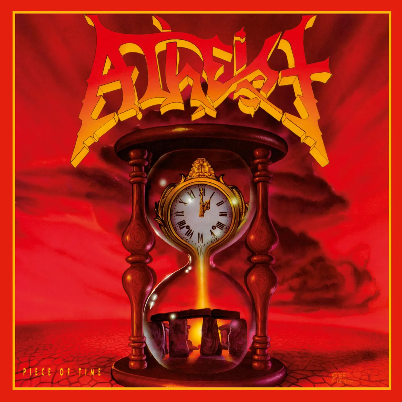 Atheist Piece of time (ltd. transparent blue vin Vinyl Record