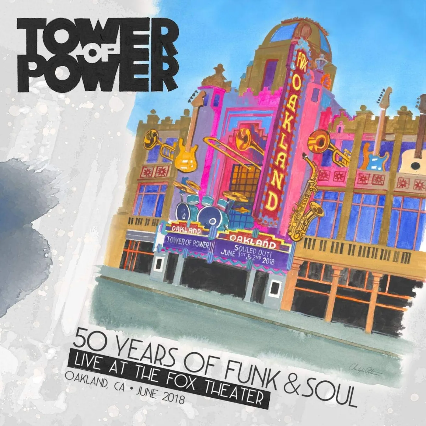 Tower Of Power 50 YEARS OF FUNK & SOUL: LIVE AT THE FOX THEATER - OAKLAND, CA - JUNE 2018 Vinyl Record