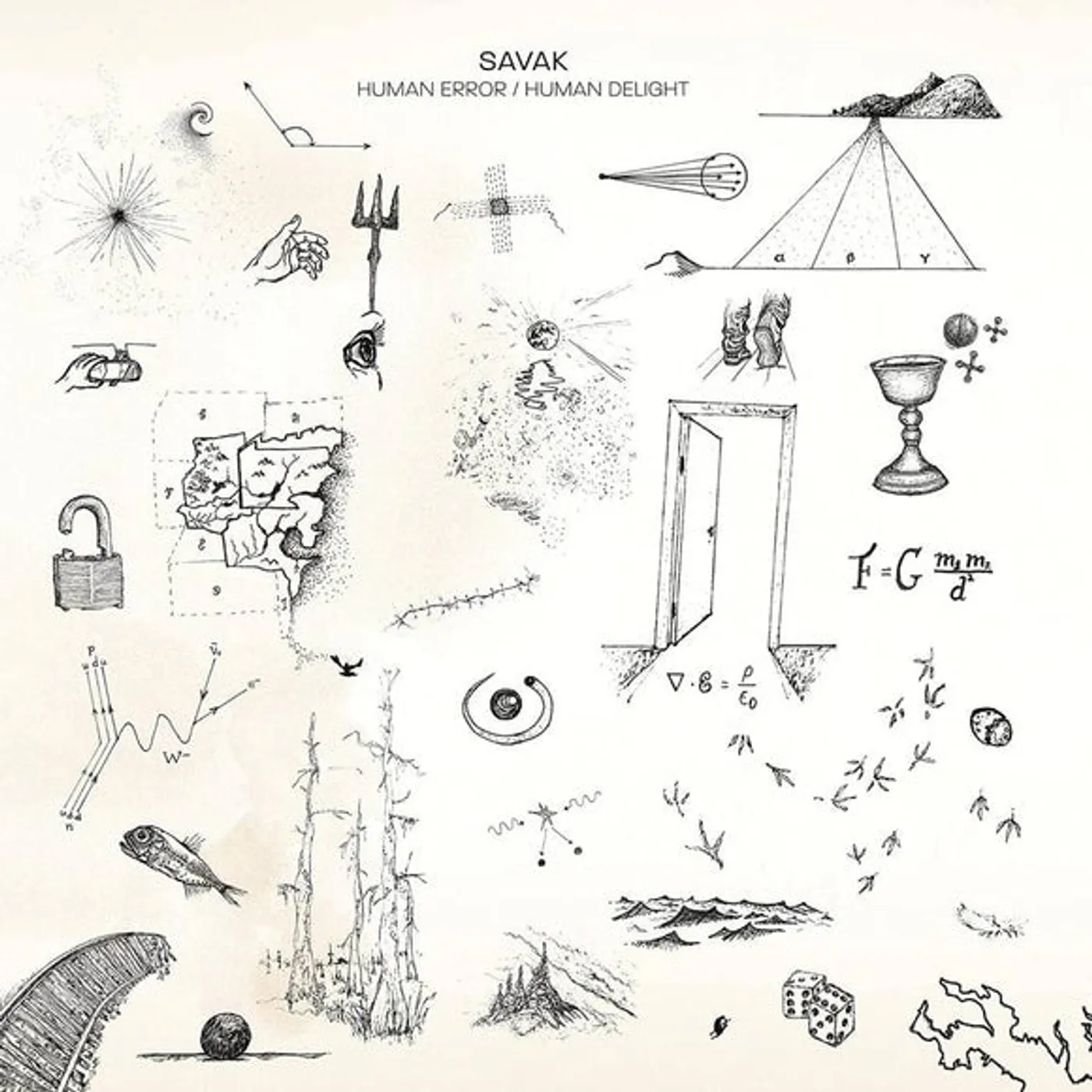 Savak HUMAN ERROR / HUMAN DELIGHT Vinyl Record