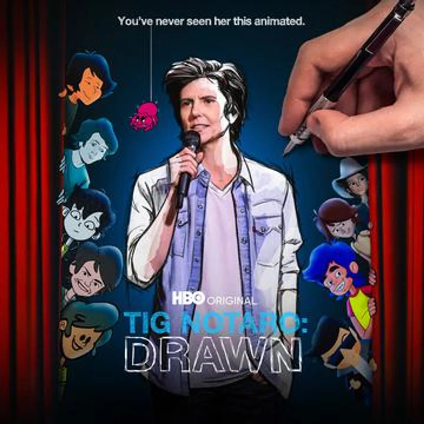 Tig Notaro Drawn Vinyl Record