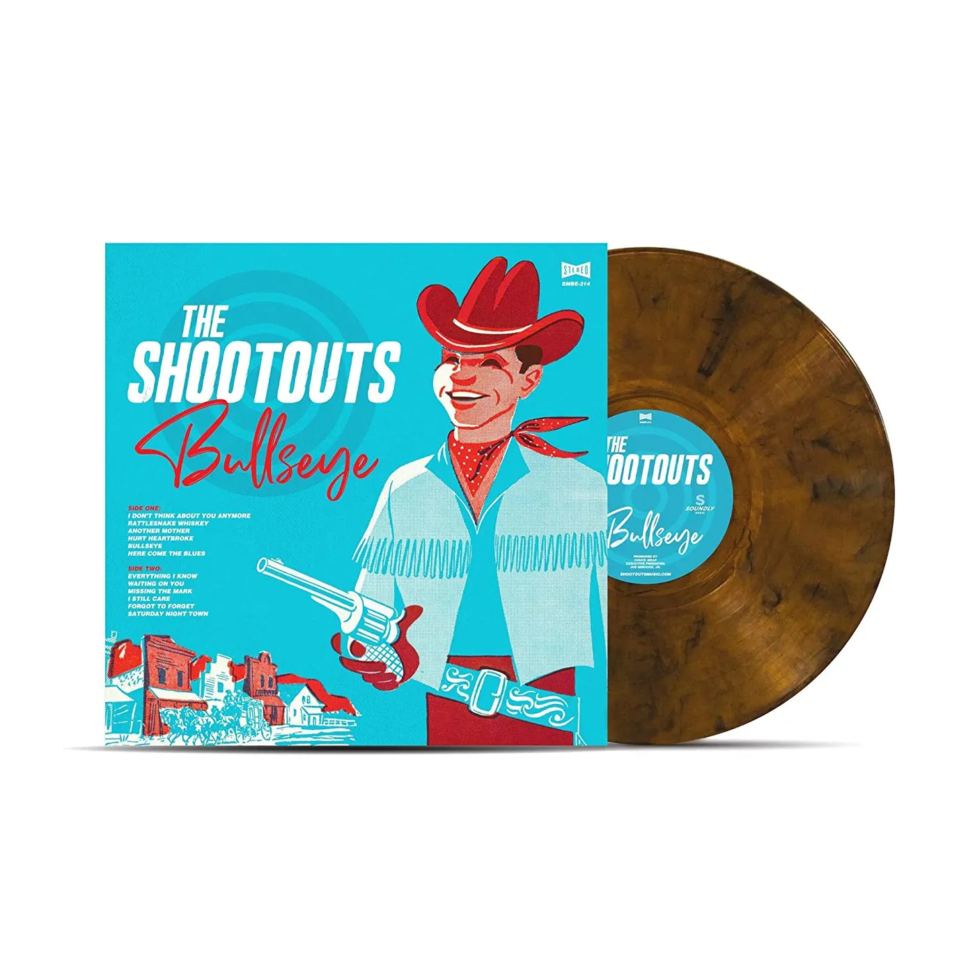 The Shootouts BULLSEYE (RATTLESNAKE SWIRL VINYL/140G/DL) Vinyl Record